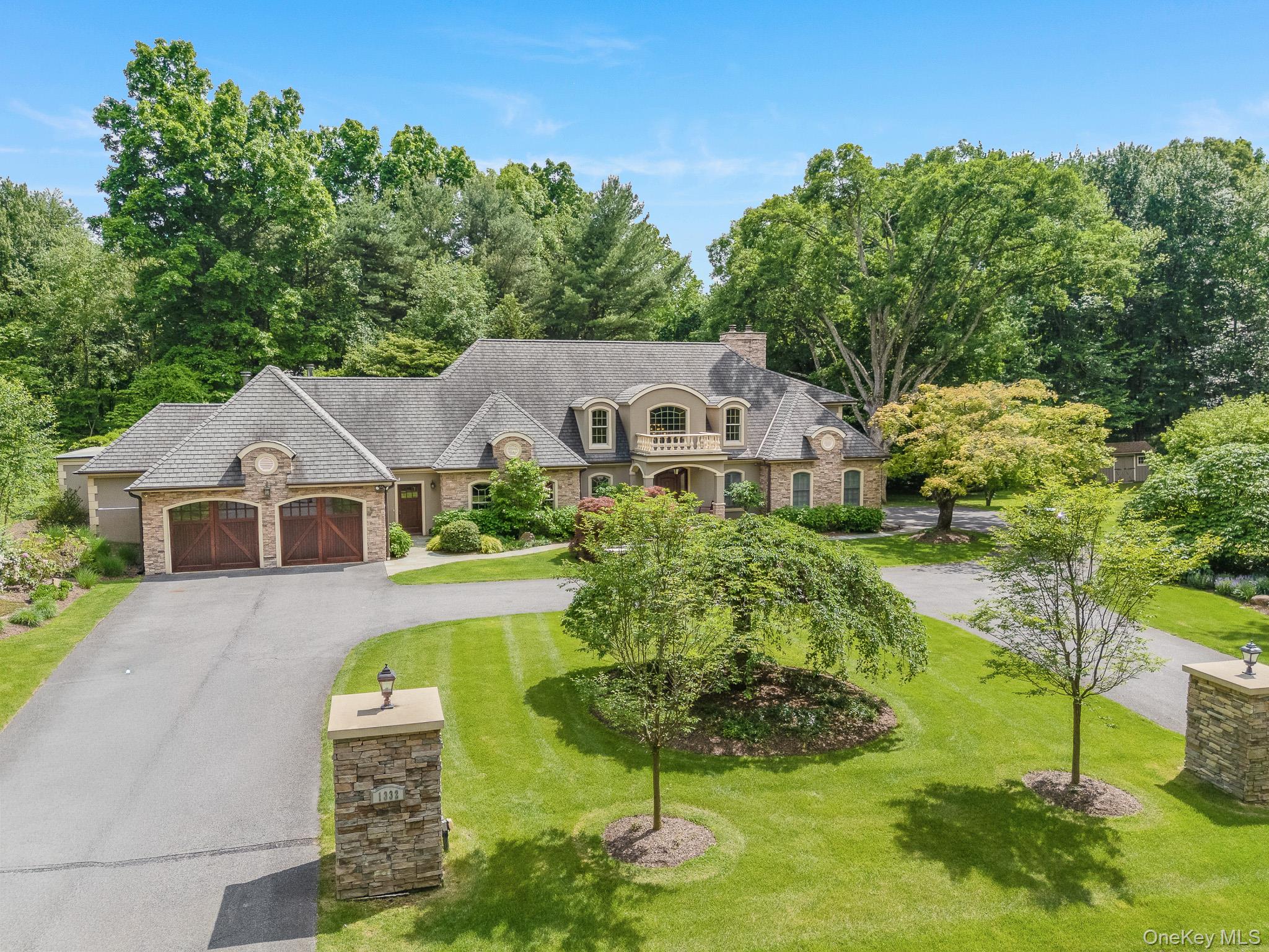 Tucked away at the end of a private road, 1332 Baldwin Road offers the...