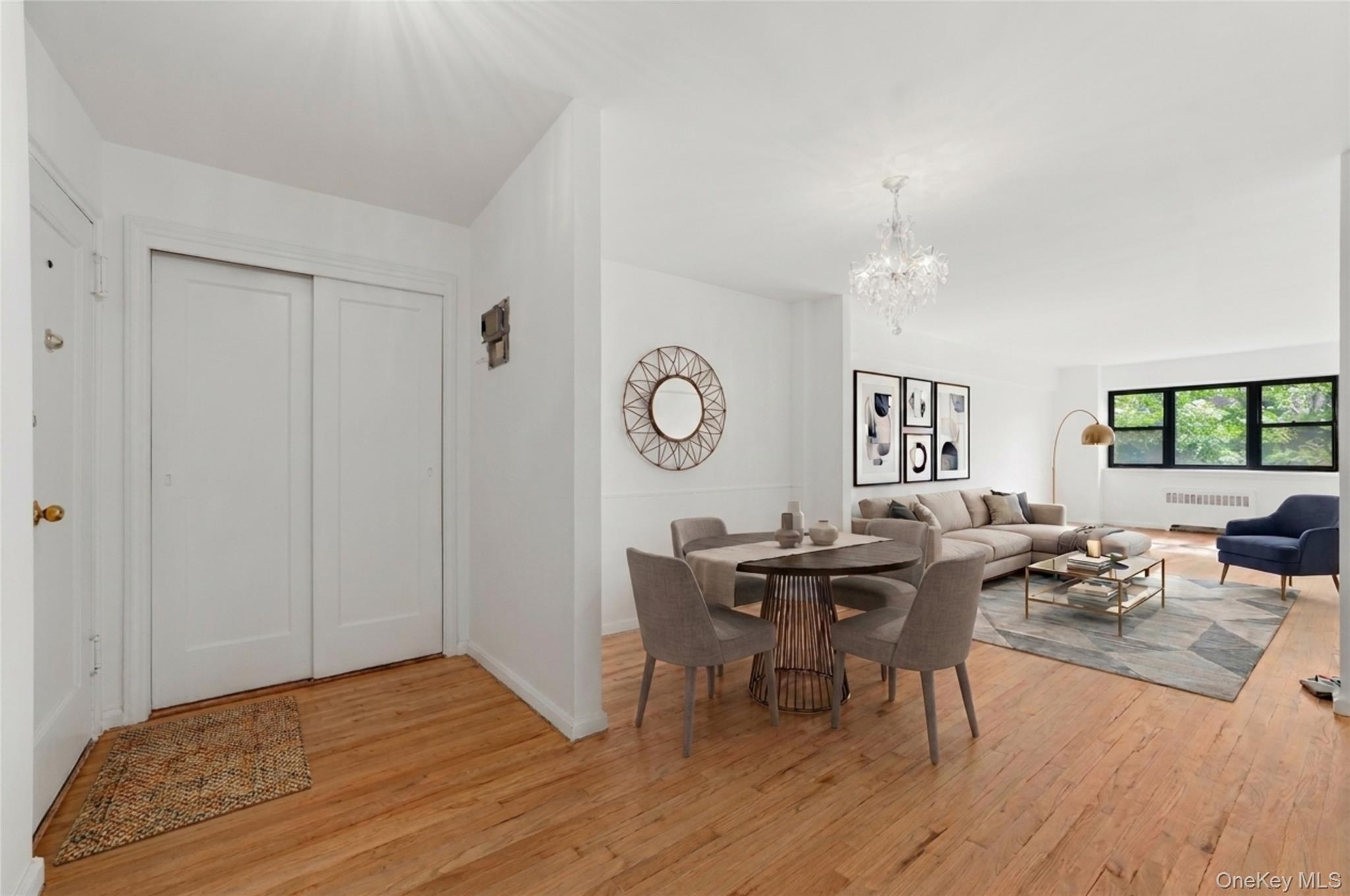 Sunlight pours into this beautifully renovated 2-bedroom, 1-bathroom c...