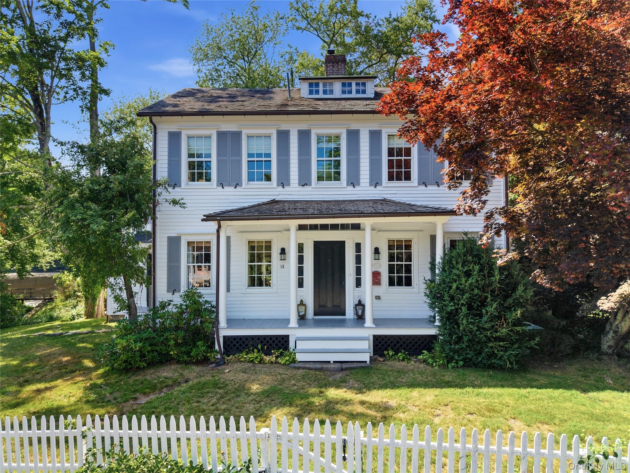 A Storied Colonial. A Picturesque Pond. A Rare Piece of Pound Ridge Hi...