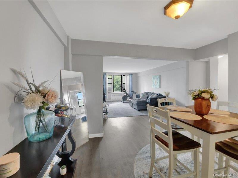 Welcome to this bright and inviting top-floor one-bedroom co-op, offer...