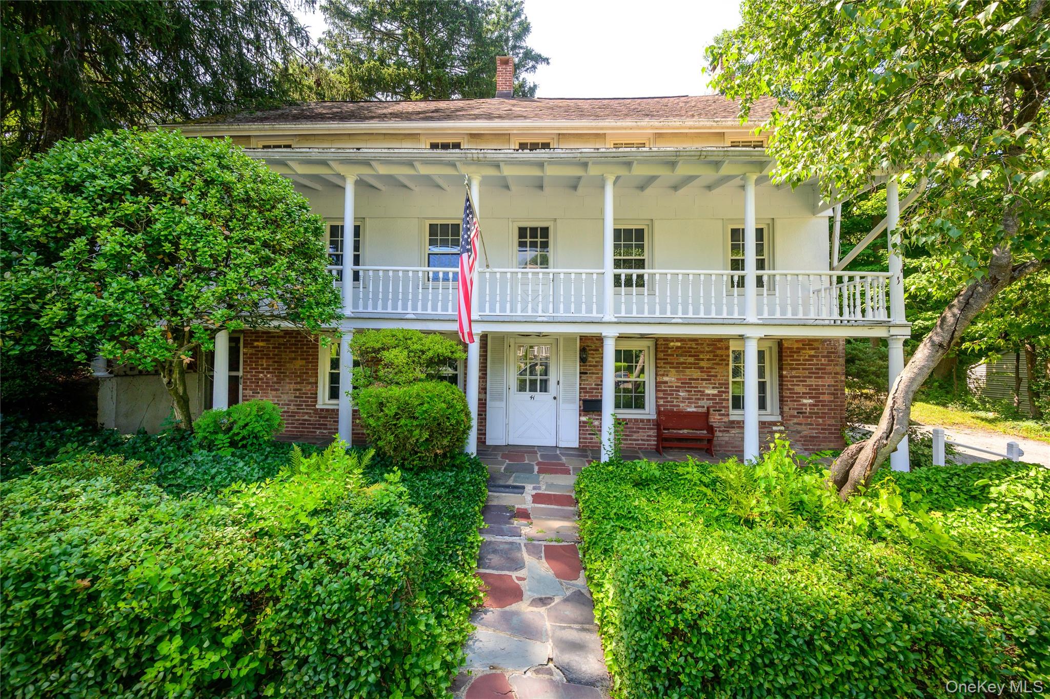 This 1800's Colonial offers a hidden backyard with in-ground pool/Form...