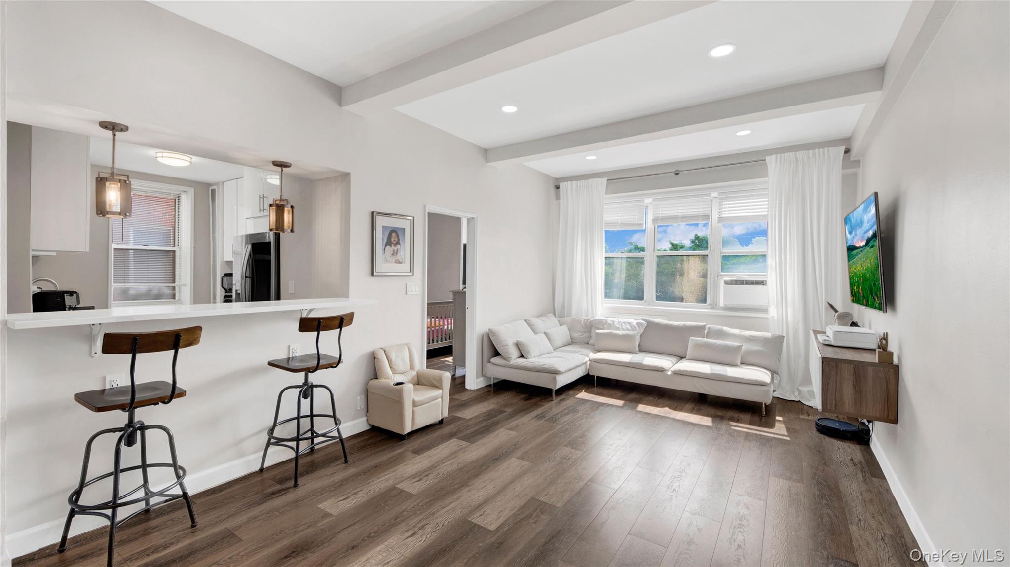 Welcome home to this beautifully renovated 2-bedroom, 1-bath cooperati...