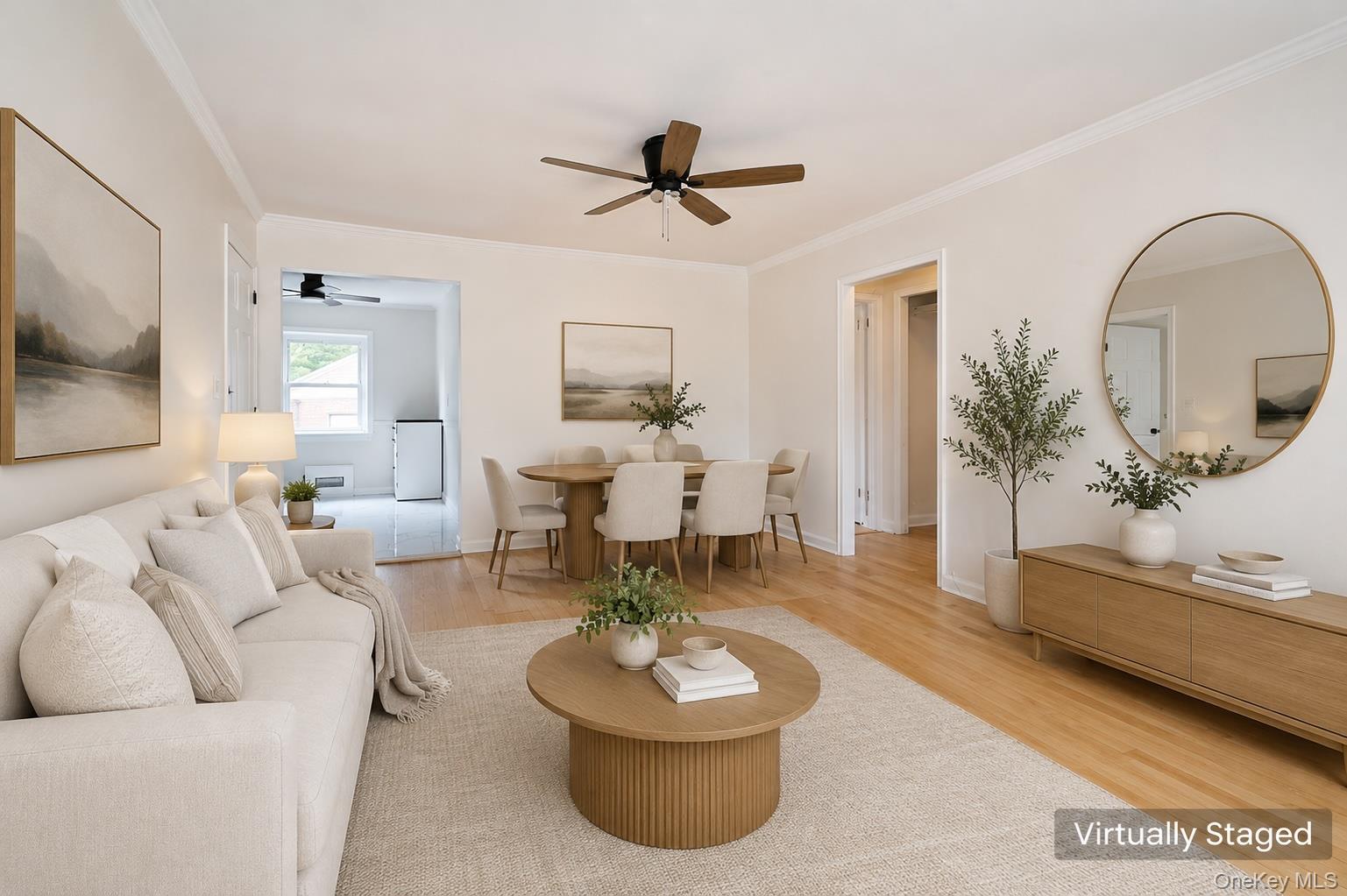 Move right into this beautifully renovated one-bedroom co-op, where mo...