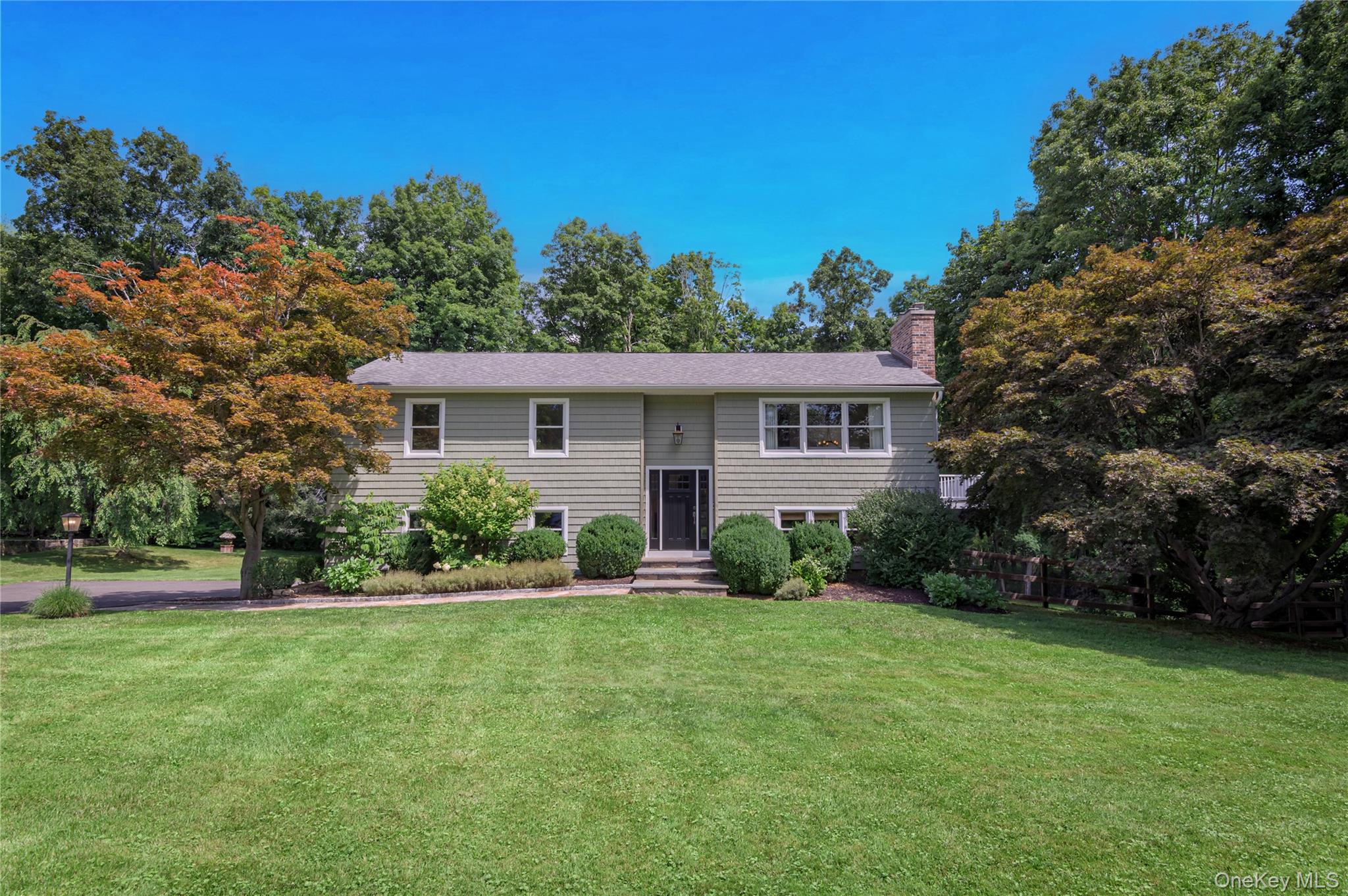 Set back approximately 600 feet from the road, this serene South Salem...