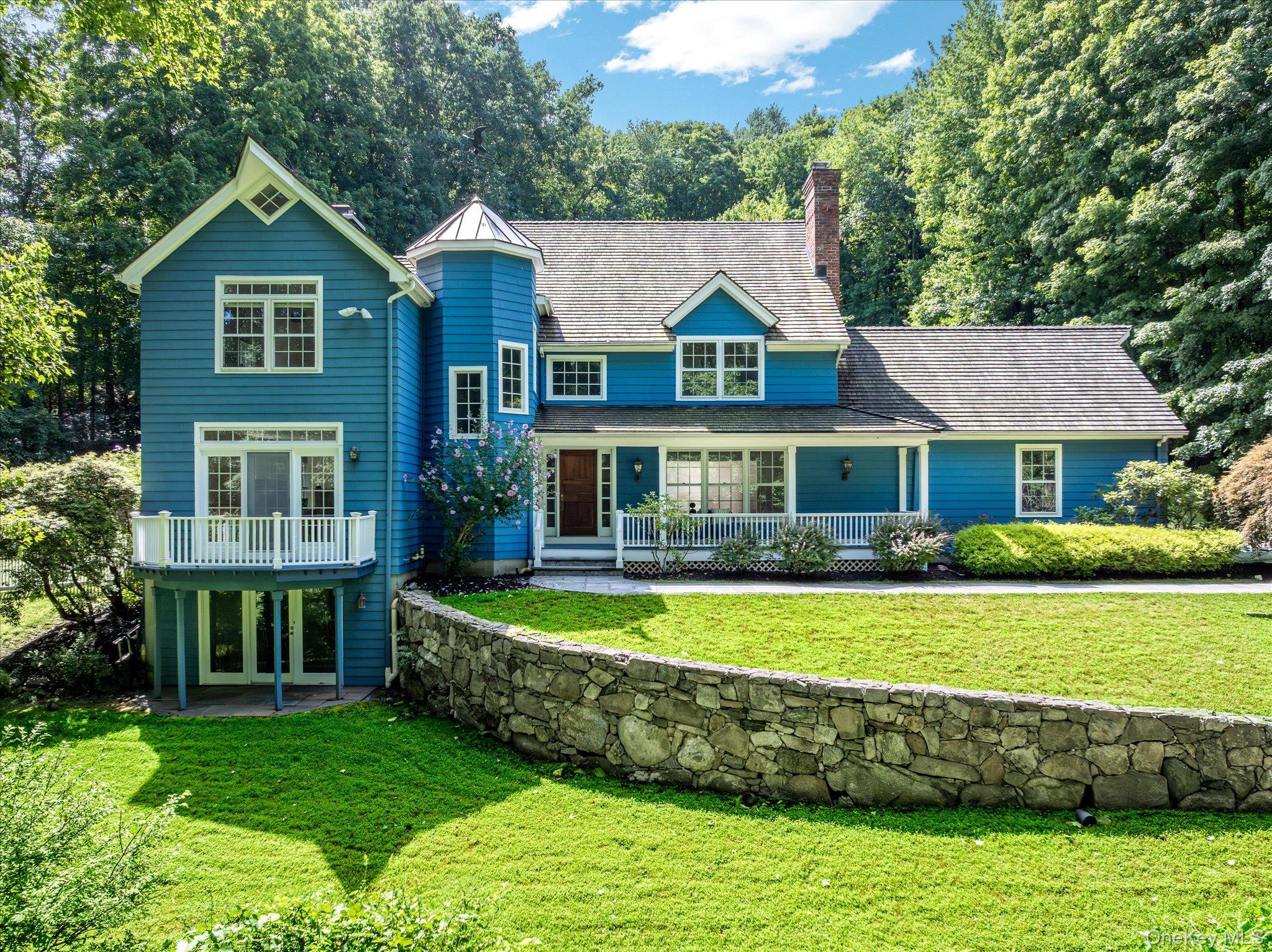 Set high on 2.94 landscaped acres in South Salem, This home is a disti...
