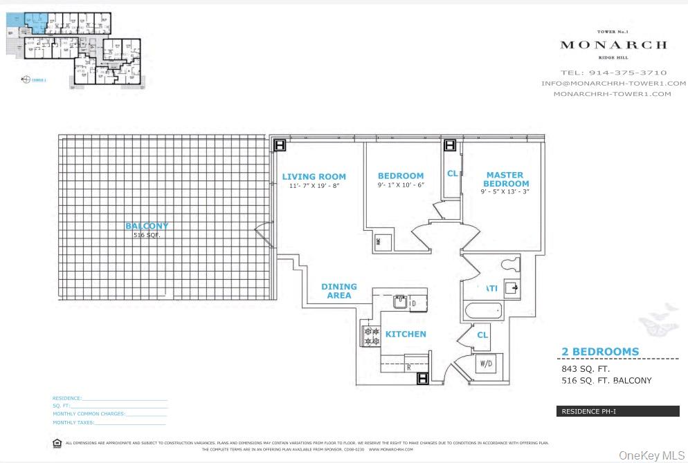 Amazing views from your own private terrace, the size of a studio apar...
