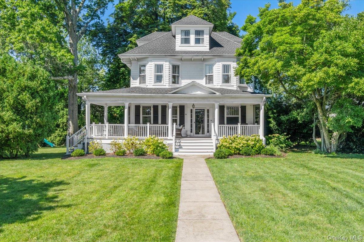 Timeless light filled Victorian home complete with a front porch and b...