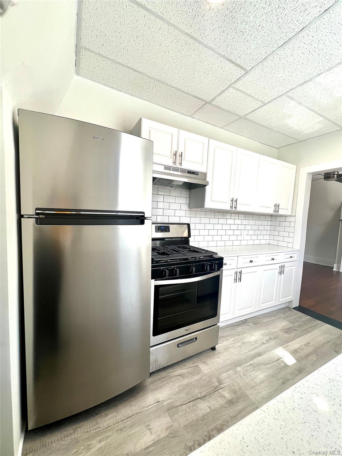 Fully updated kitchen with stainless steel appliances and quartz count...