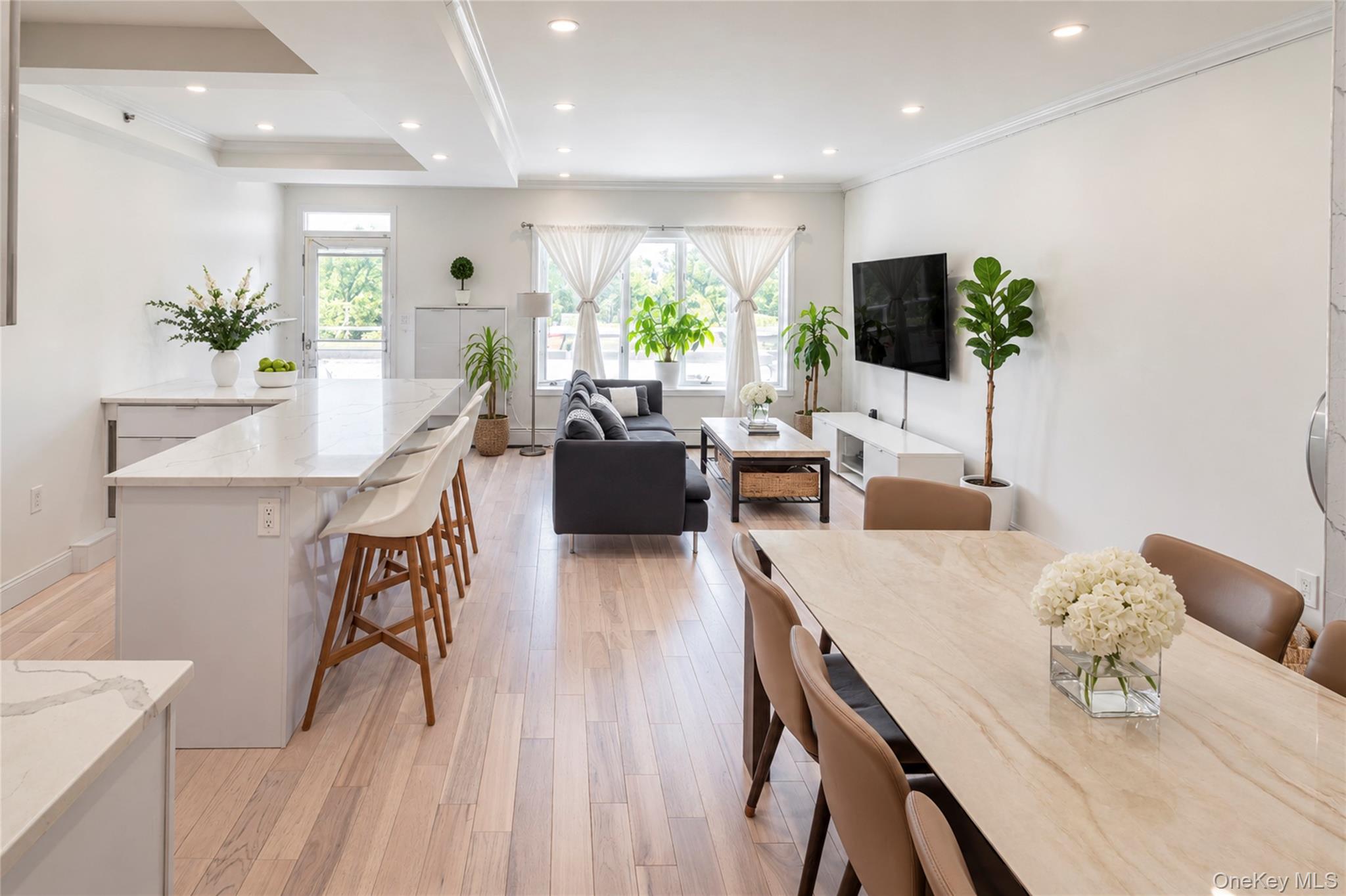 Enjoy elegant living in this beautifully renovated two-bedroom, two-ba...