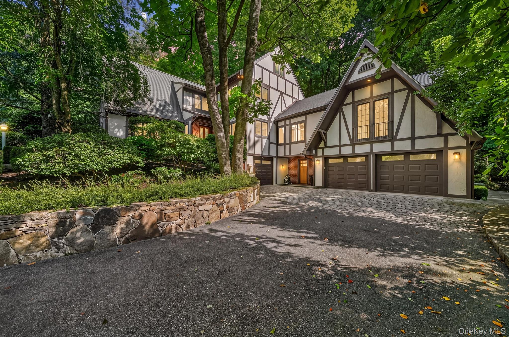 Craftsman-Qualtiy Arts & Crafts Tudor on Park-Like shy 2 acres.  Set o...
