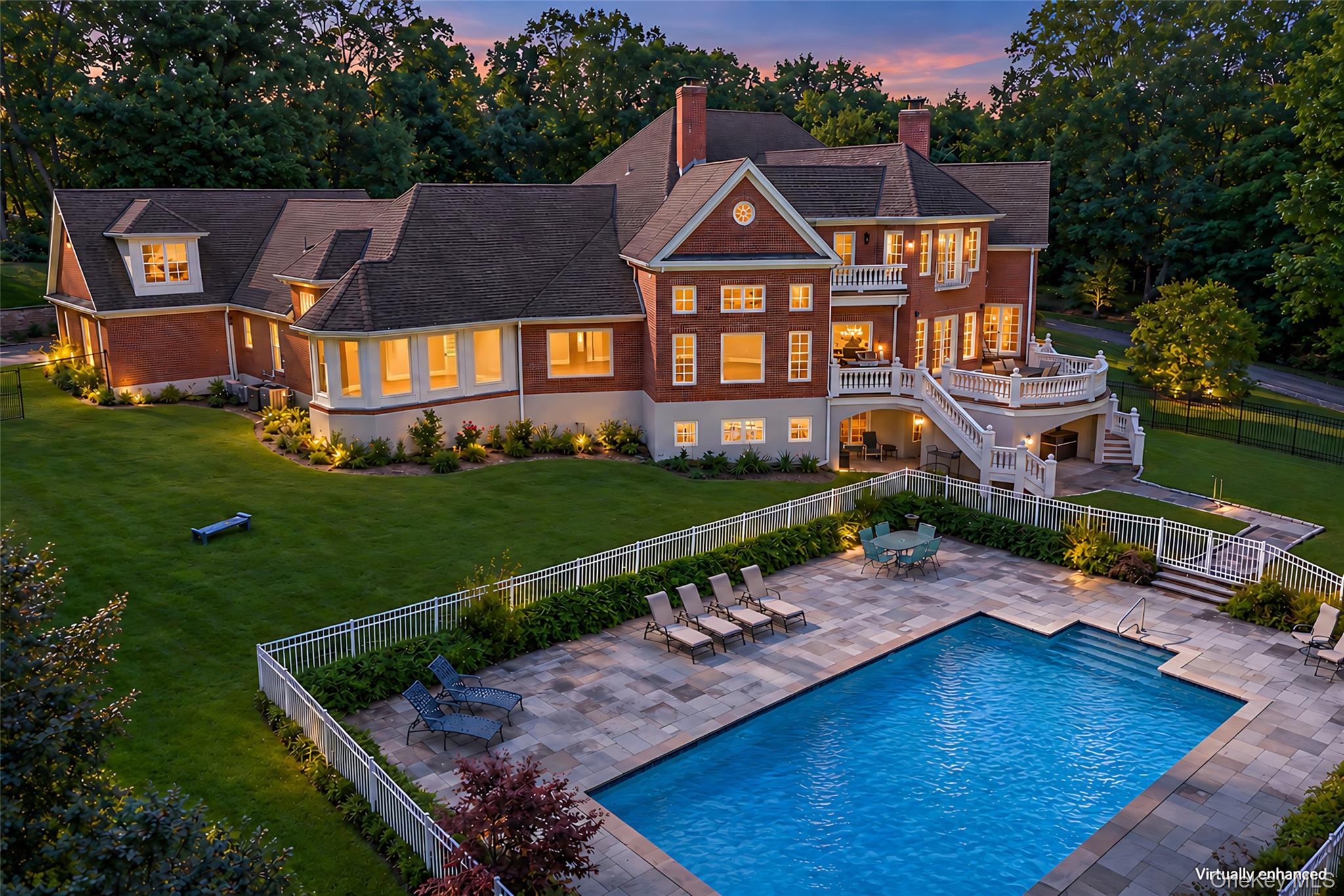 Set on 8.71 acres in Somers, this stunning residence is distinguished...