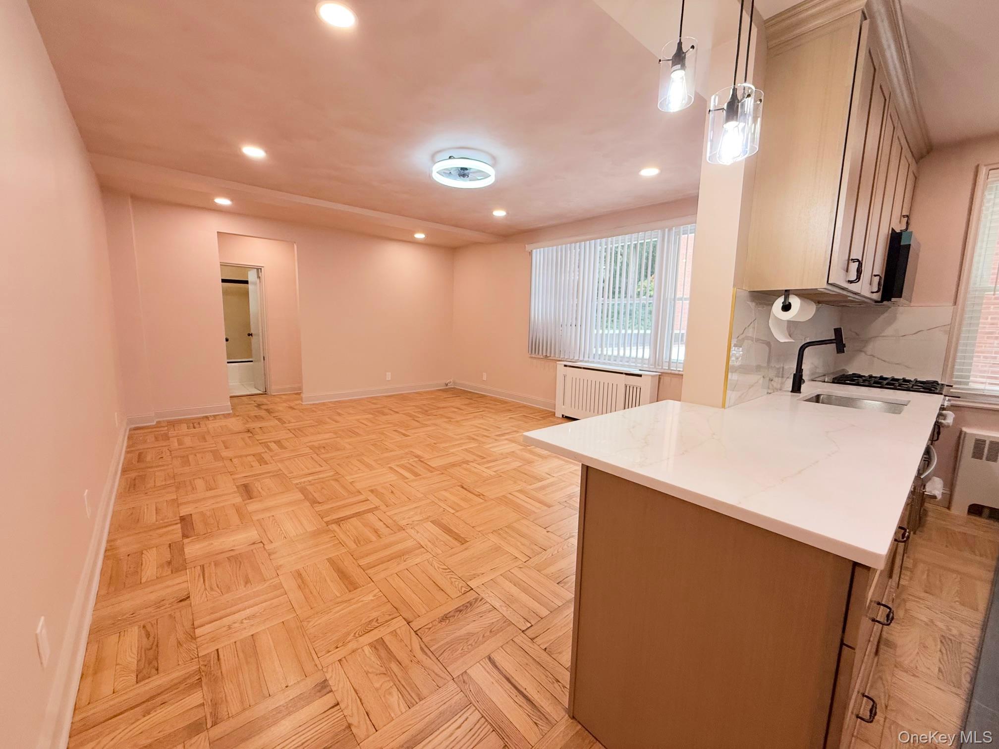 Beautifully renovated first floor 1 bedroom where comfort and convenie...