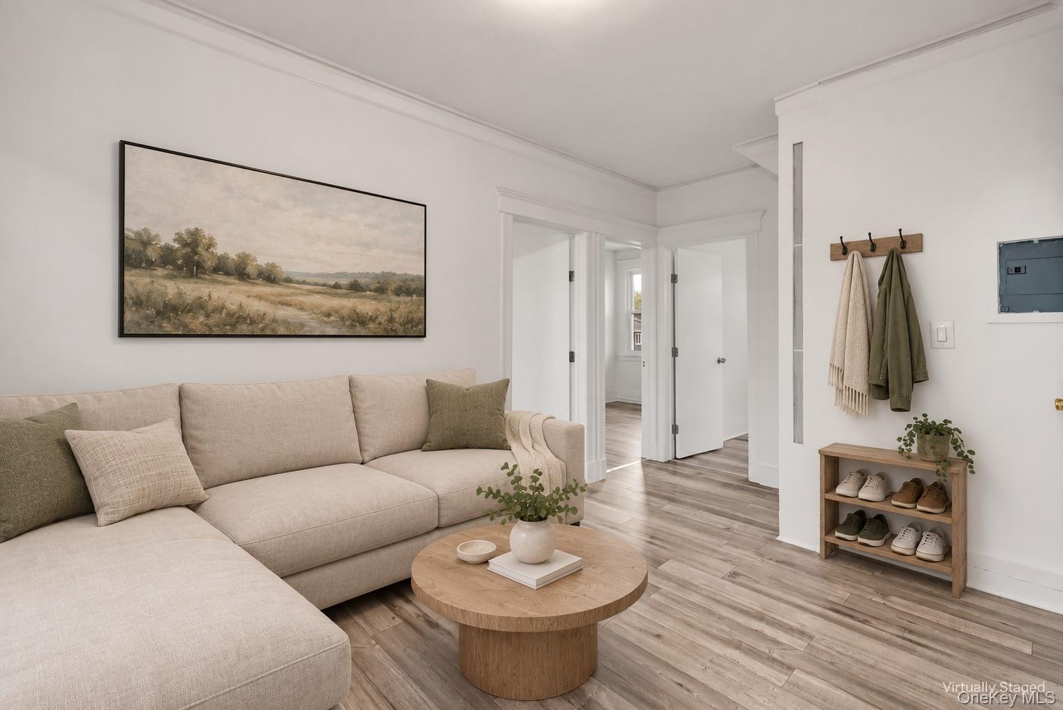 Freshly updated and move-in ready, this second-floor Rye apartment off...