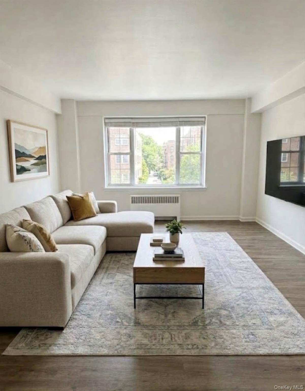 Renovated one-bedroom, one-bath cooperative apartment located at the h...