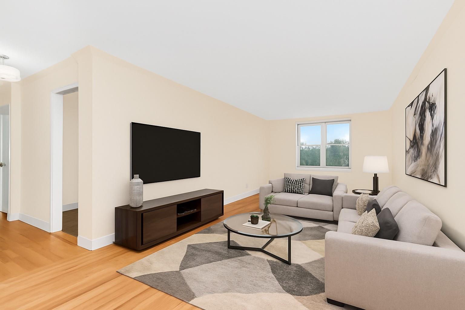 Spacious All Day Sunlit 1-bedroom co-op in pet-friendly Kimberly Garde...