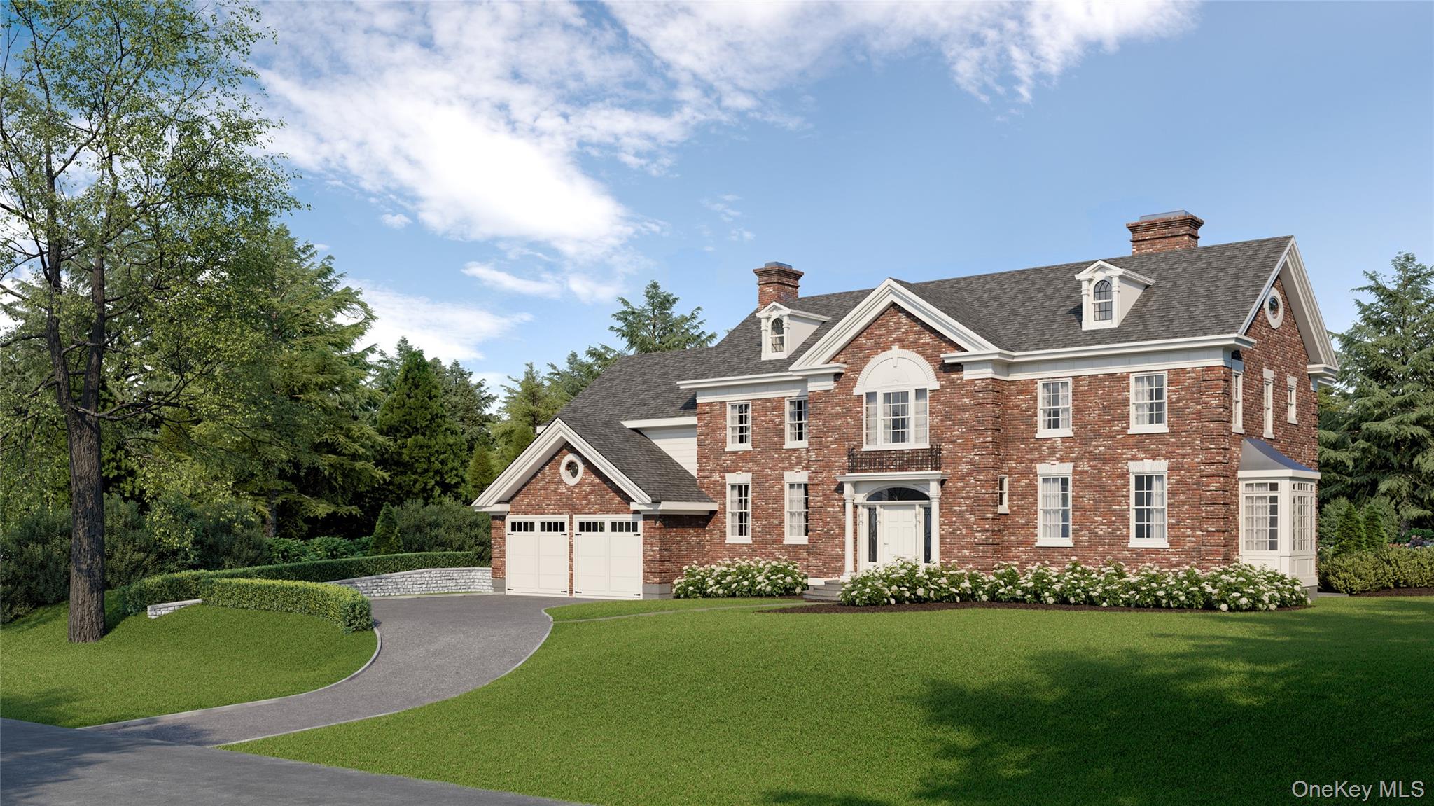 This fully rebuilt, renovated and expanded brick Colonial sits proudly...