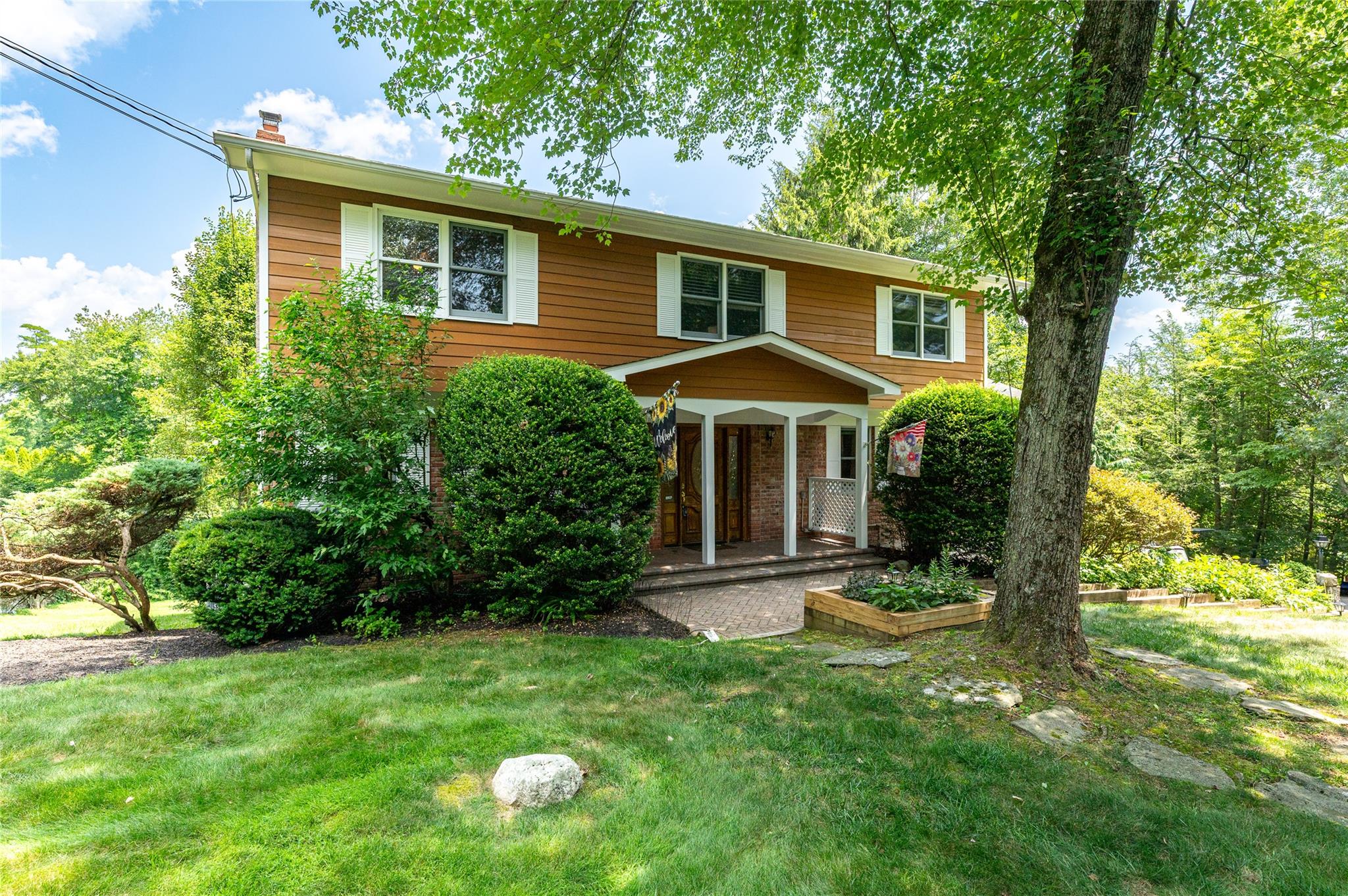 A distinguished Colonial nestled on nearly two level scenic acres, whe...