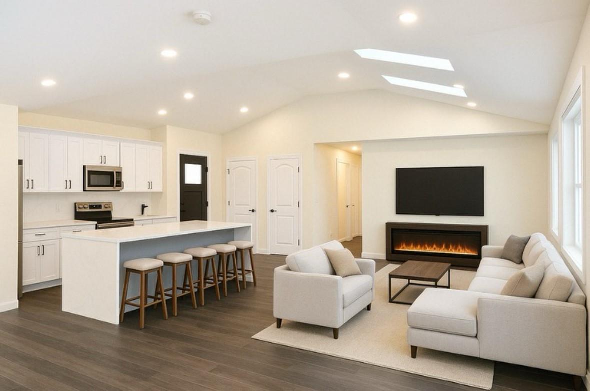 Step into this stunning ranch-style home, fully renovated inside and o...