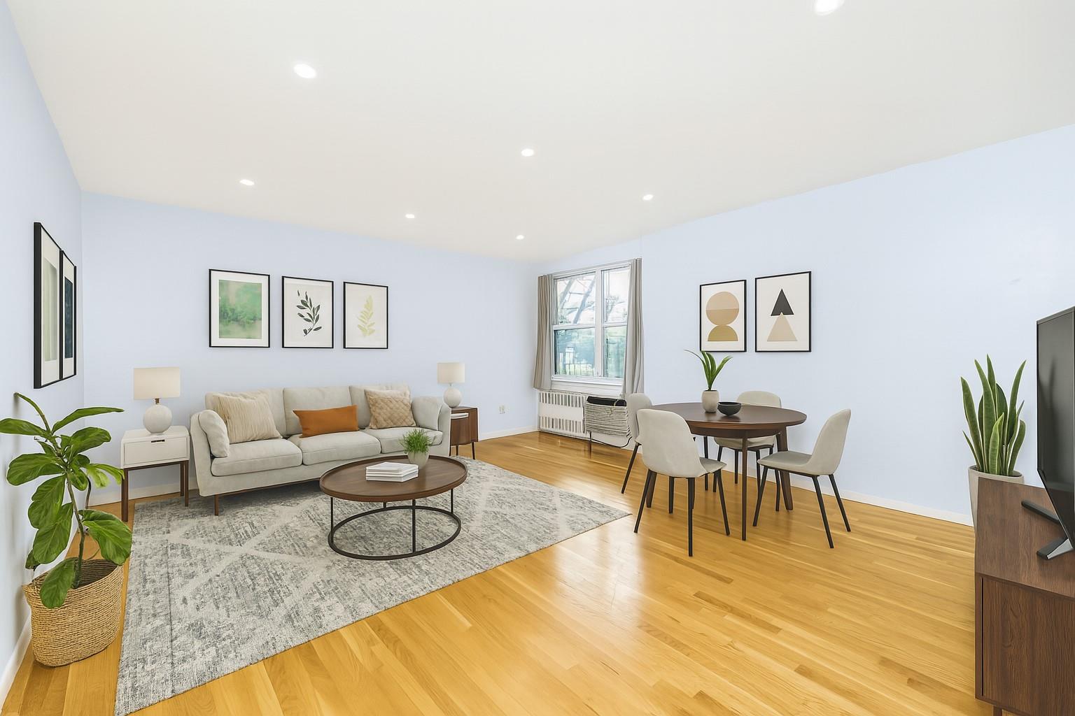 Welcome to 377 N Broadway, a classic mid-century co-op nestled in Yonk...
