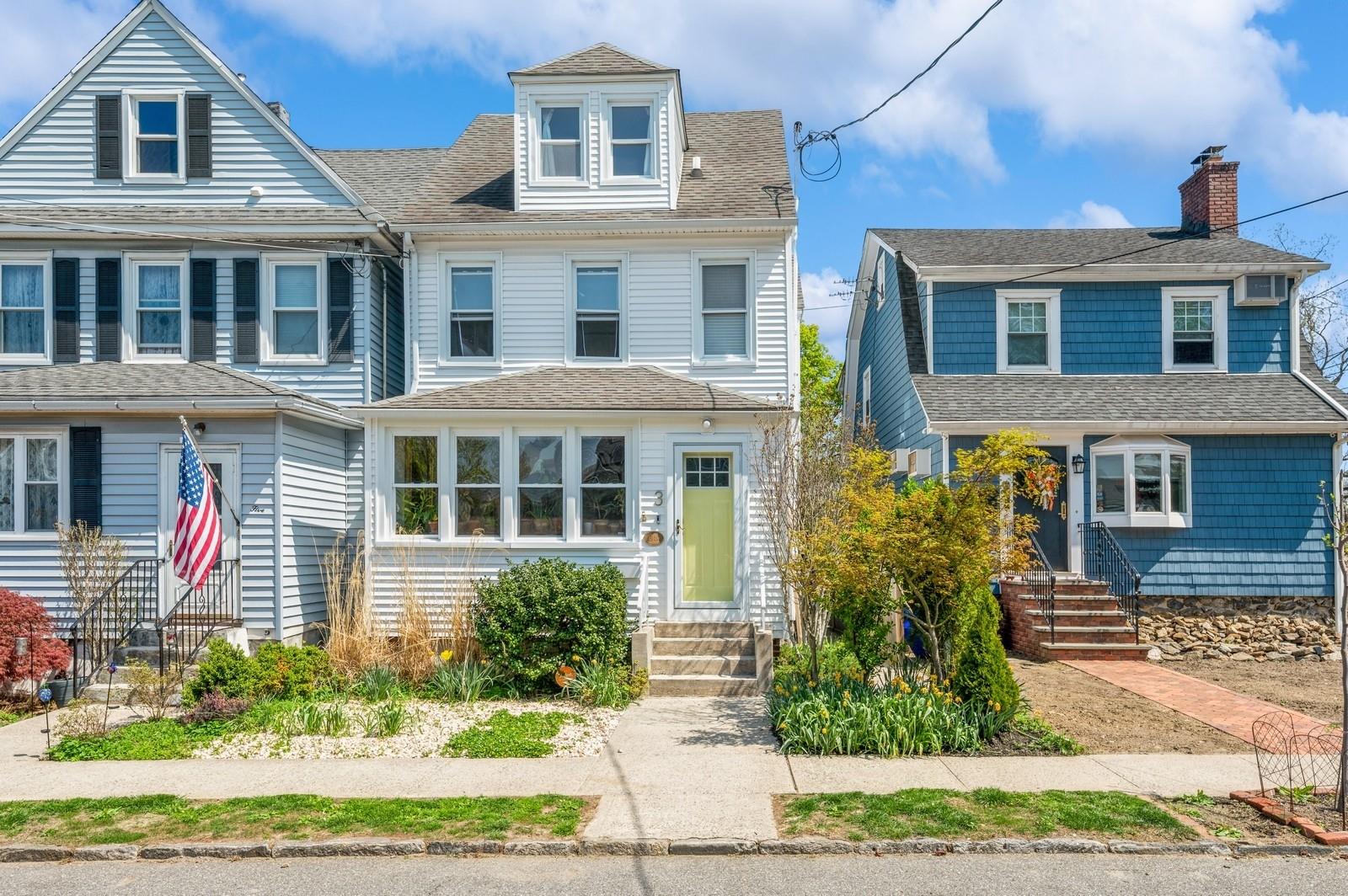 Great starter home! Charming Larchmont Colonial sits on a quiet circle...