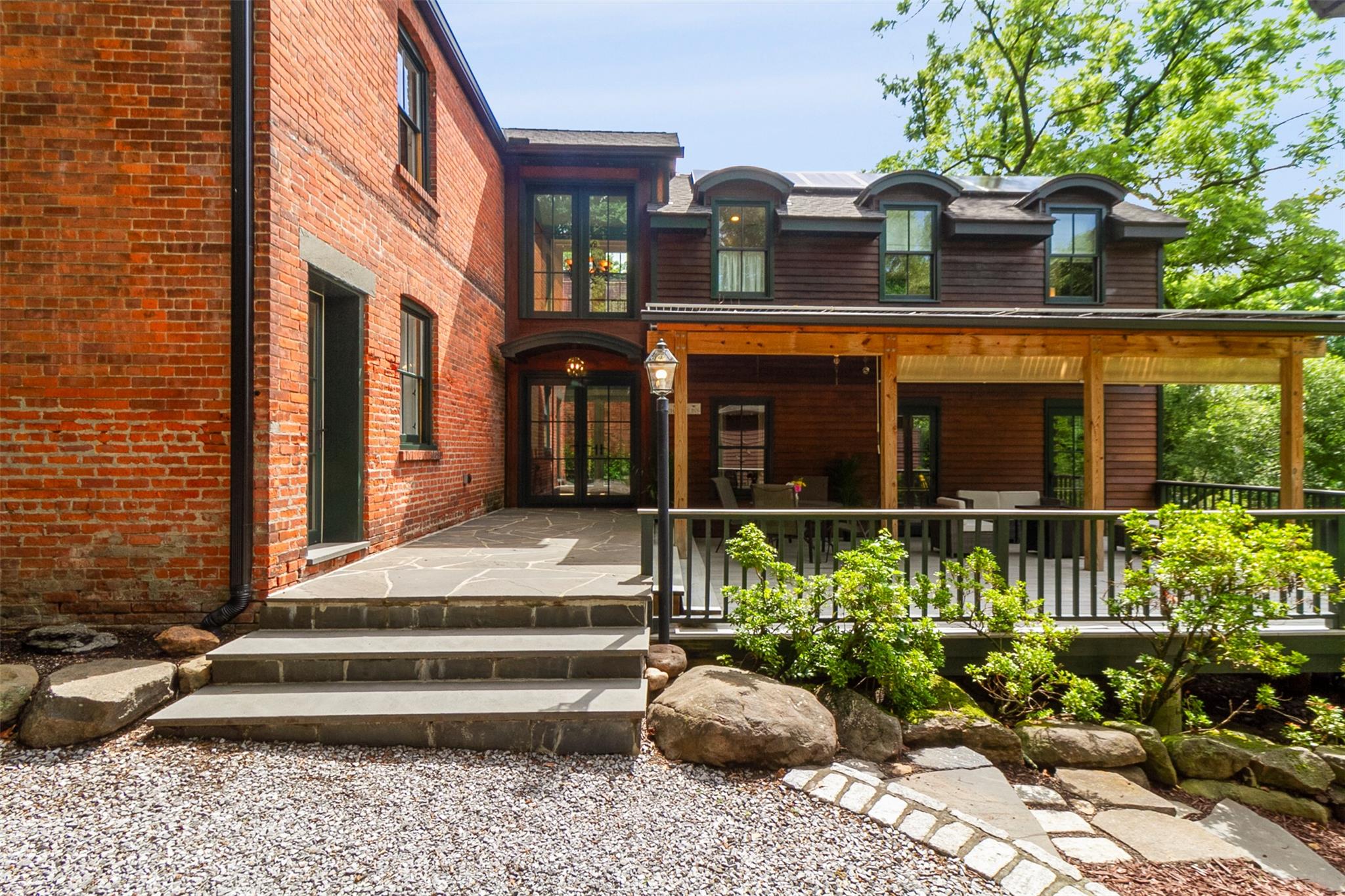 Tucked into the heart of Croton-on-Hudson, this unique residence is a...