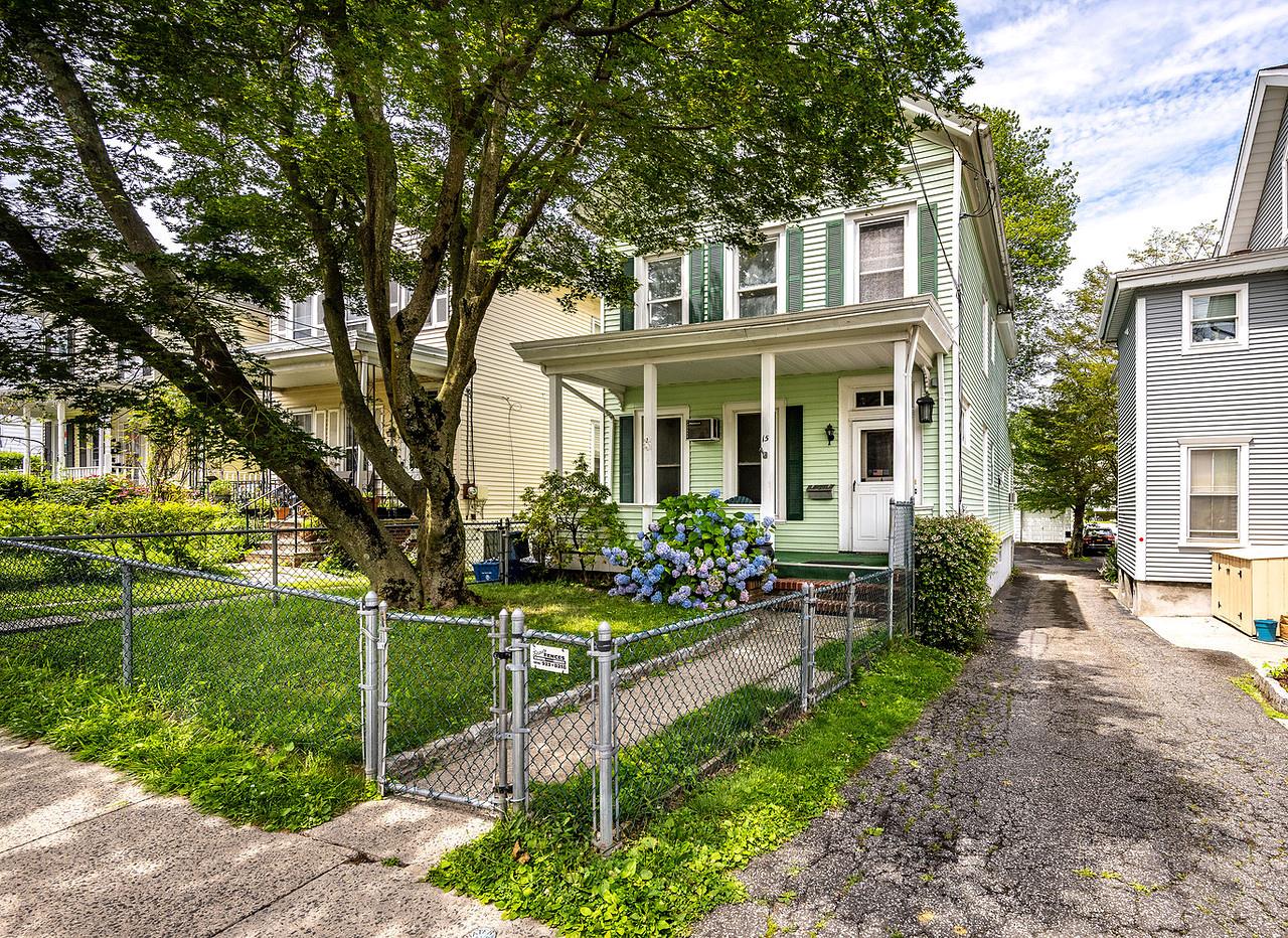 A rare opportunity to own this well built 1880's Duplex home with cove...