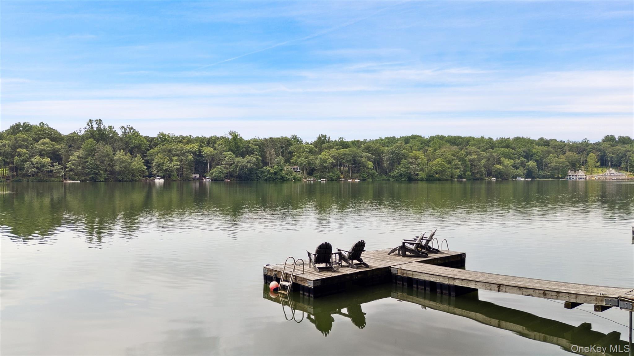 On the Shores of Lake Waccabuc. Absolutely amazing setting overlooking...