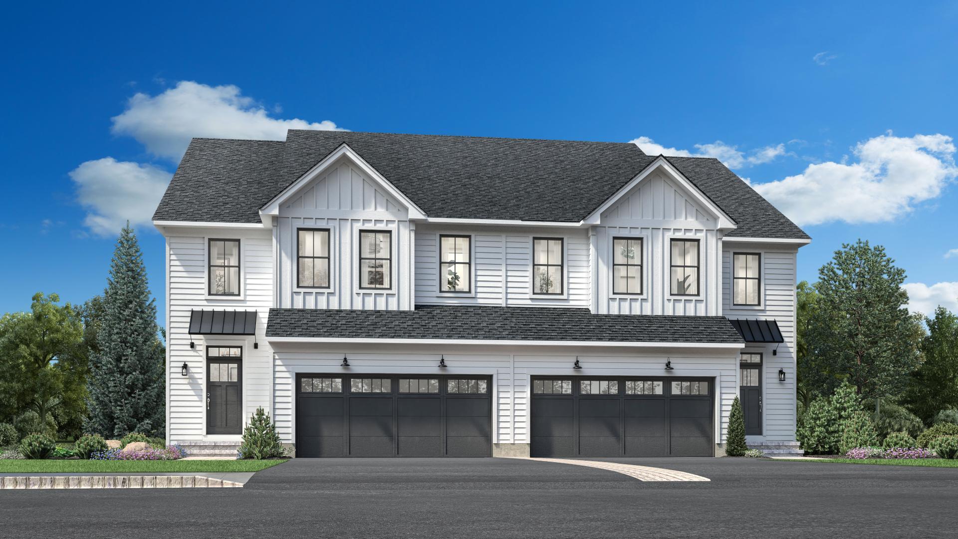 The appealing two-story foyer of the Mohonk Elite offers a lovely view...