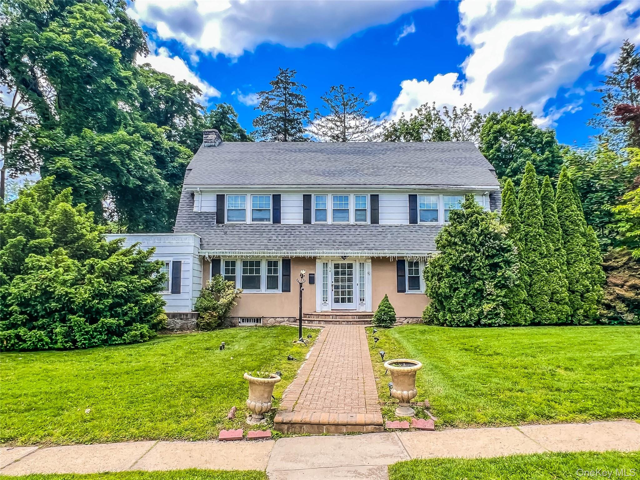 Six-Bedroom Center Hall Colonial with Traditional Formal Rooms, Large...