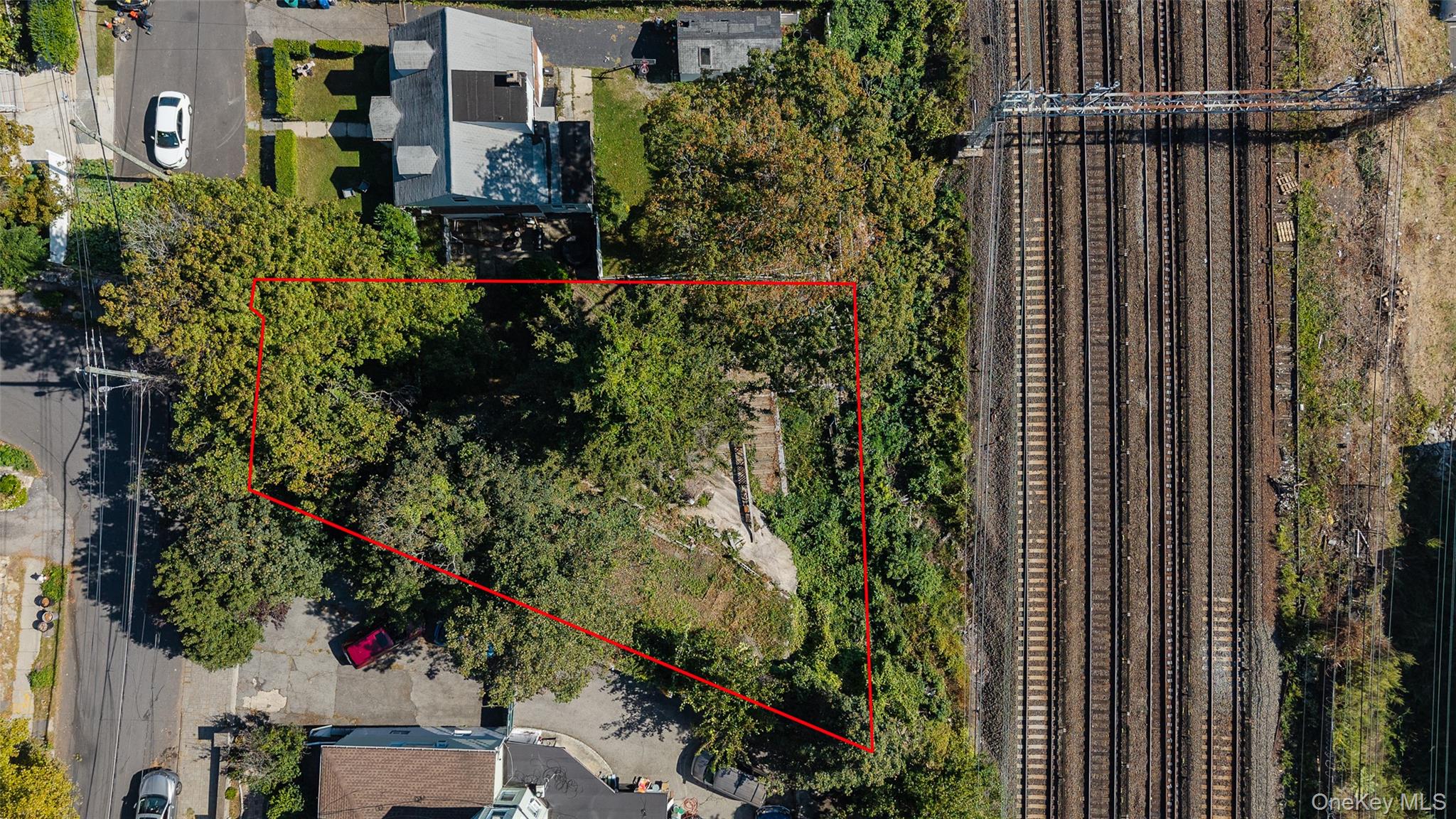 Undeveloped parcel located at the end of a quiet dead-end street, feat...