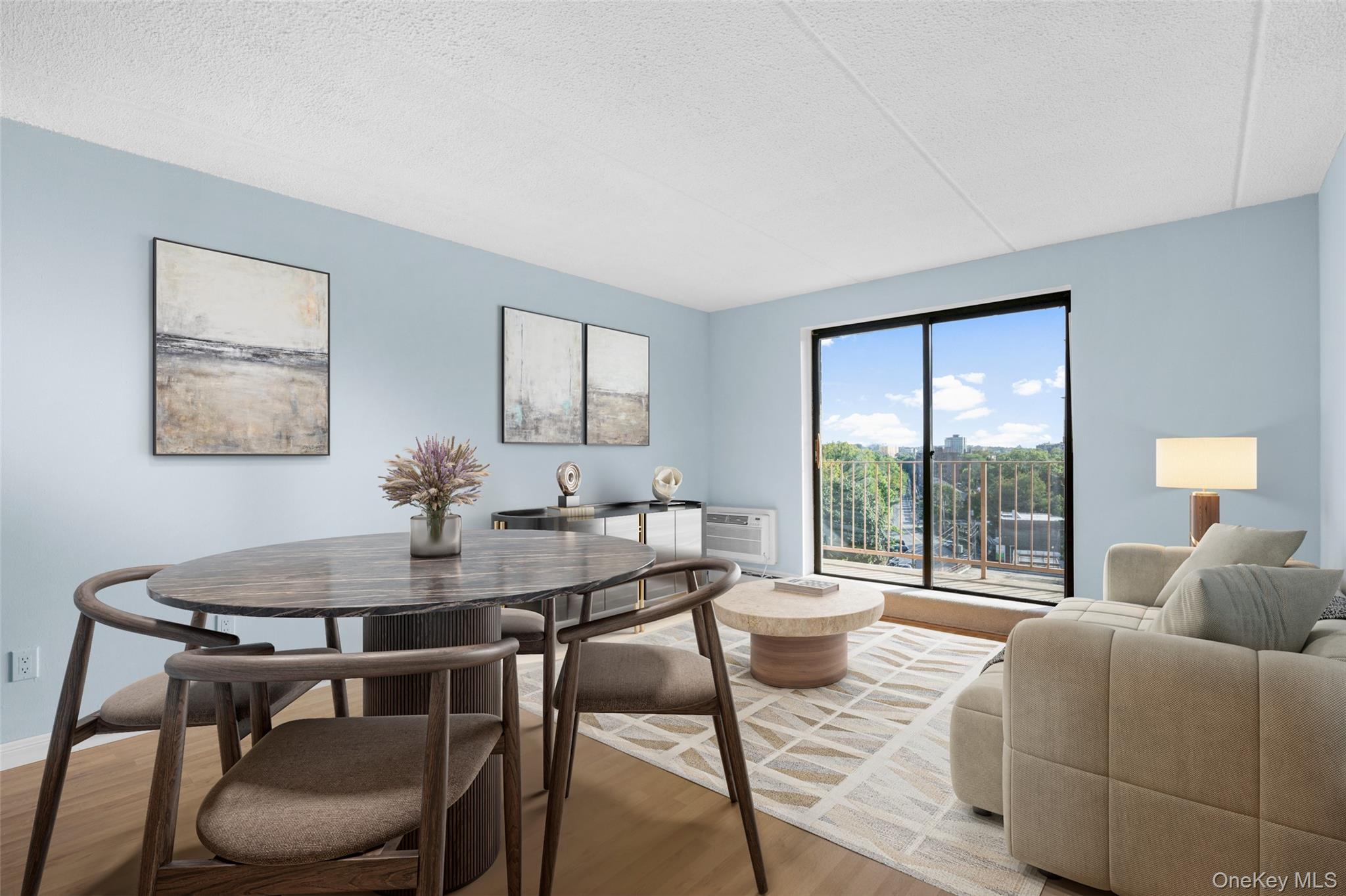 Freshly painted 1 bed, 1 bath unit with garage parking features classi...