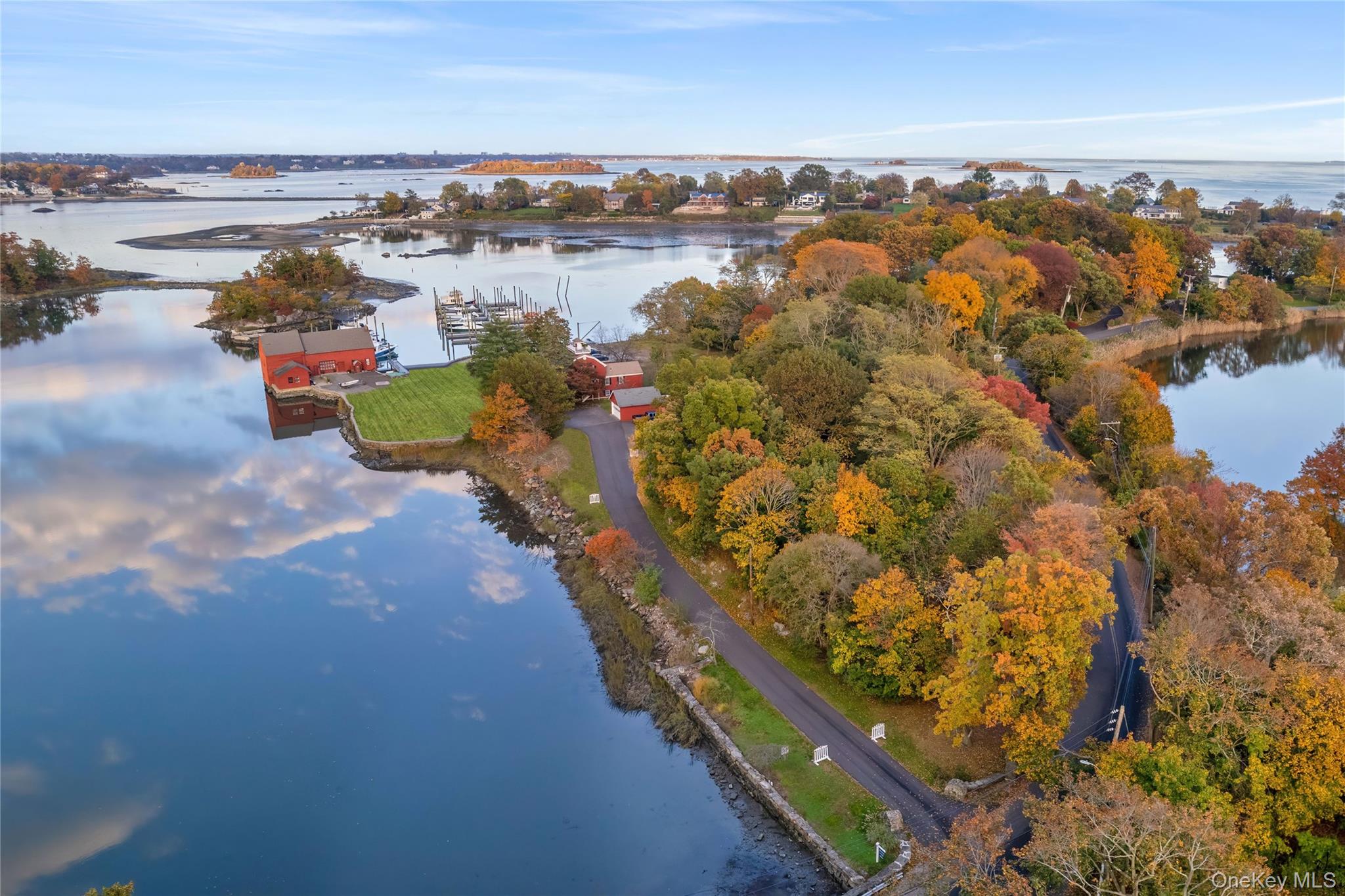 Rare waterfront opportunity offering both sunrise, sunset and a protec...