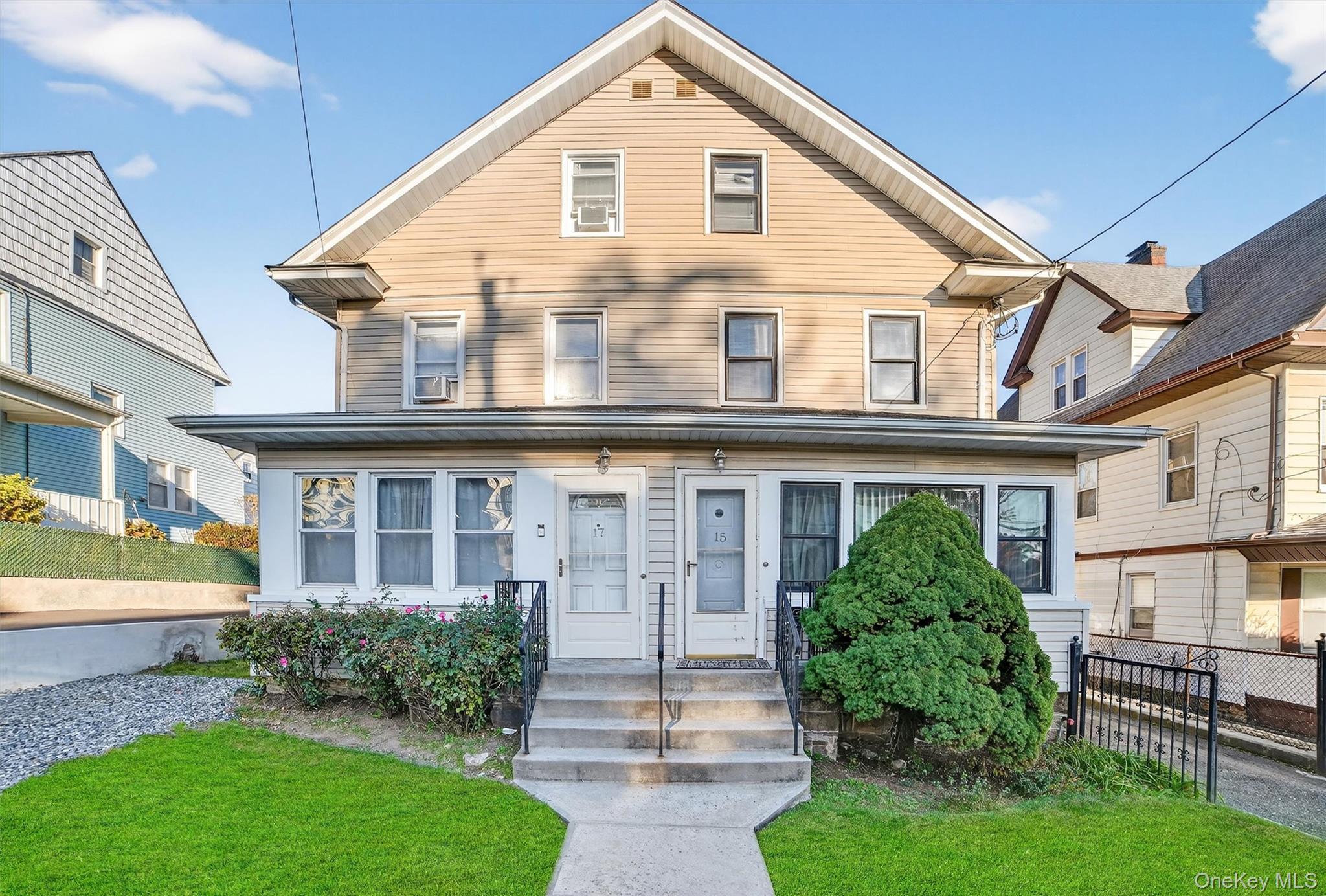 Semi attached property...Welcome to 17 Mount Joy Place in New Rochelle...