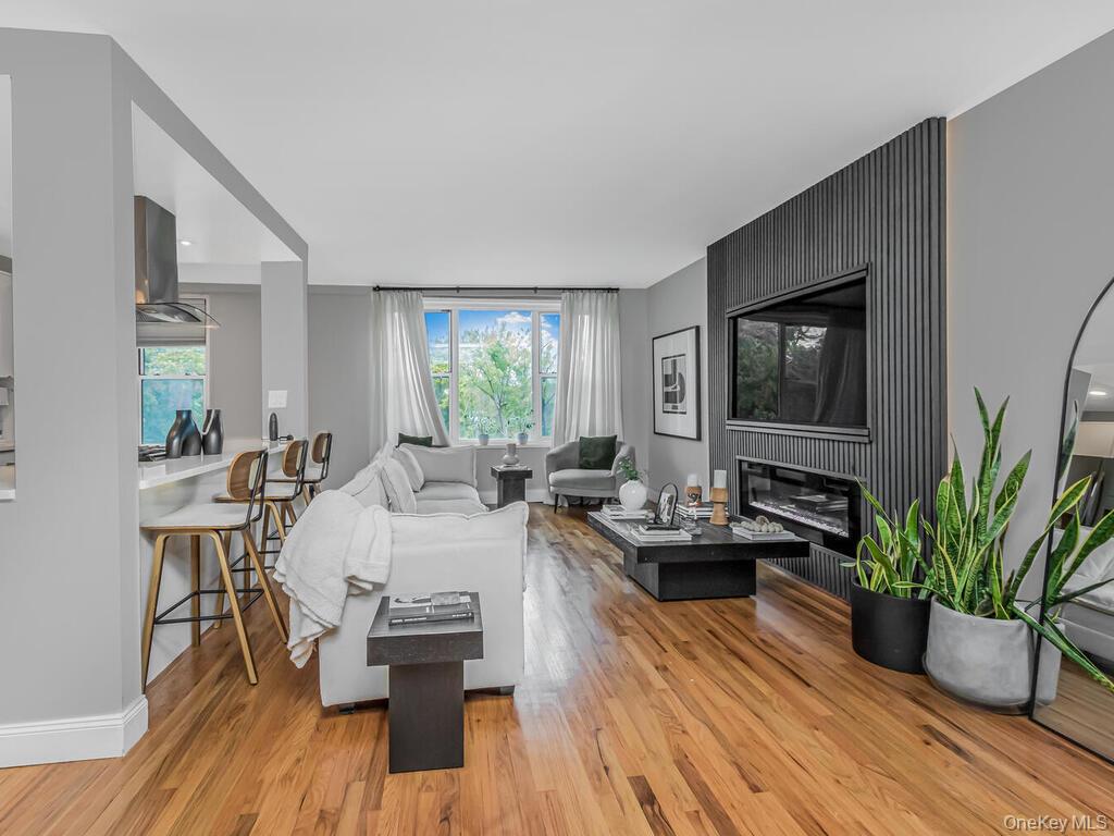 Welcome to this beautifully remodeled 2-bedroom, 1.5-bath co-op offeri...