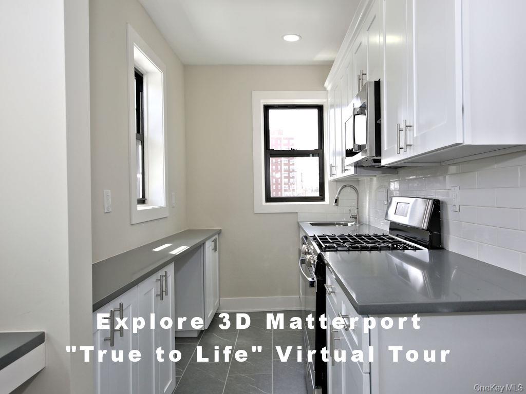 Fabulous high-end renovations for this one-bedroom apartment in New Ro...