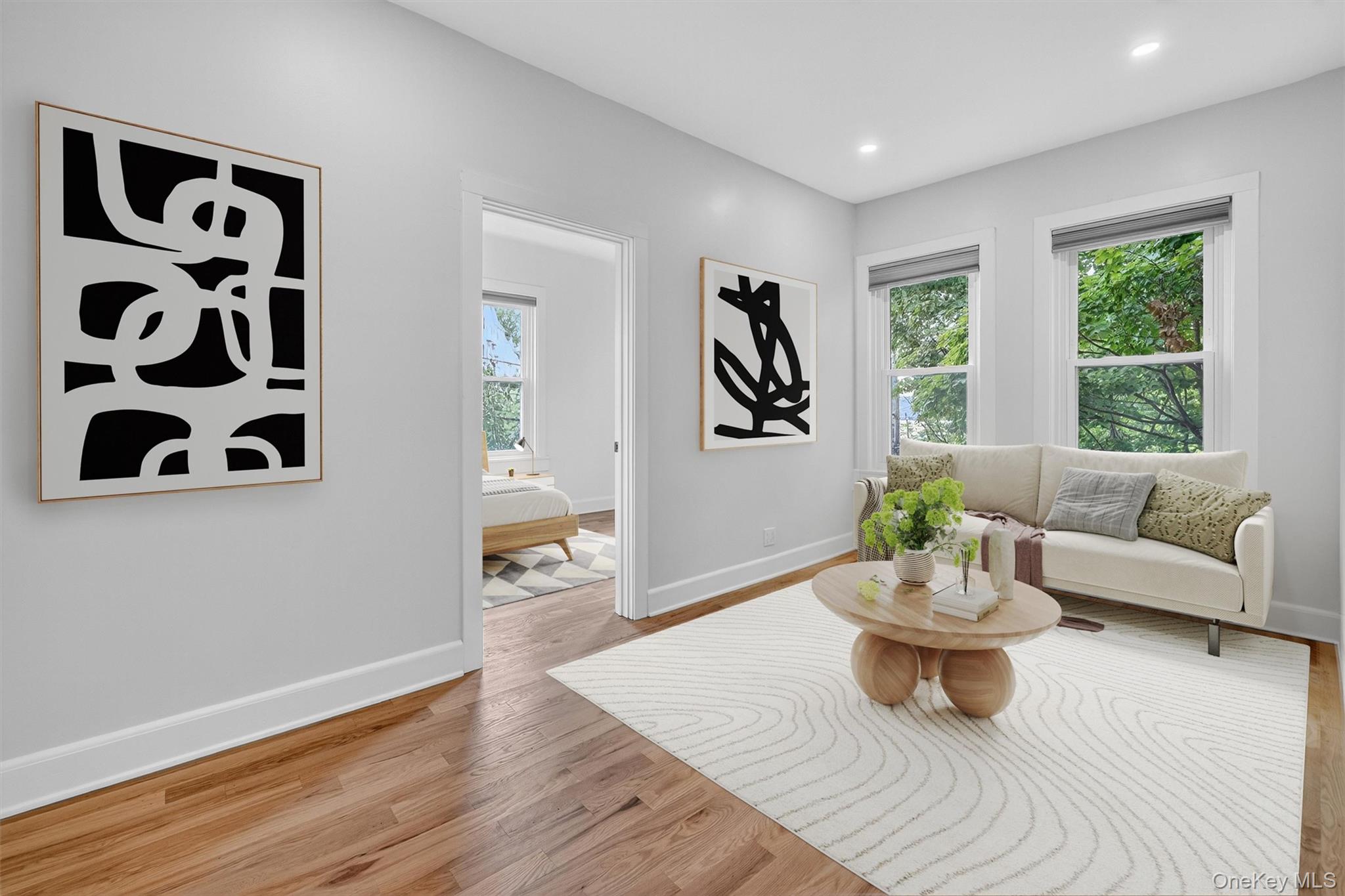 Completely renovated in 2025, this charming second-floor two-bedroom,...