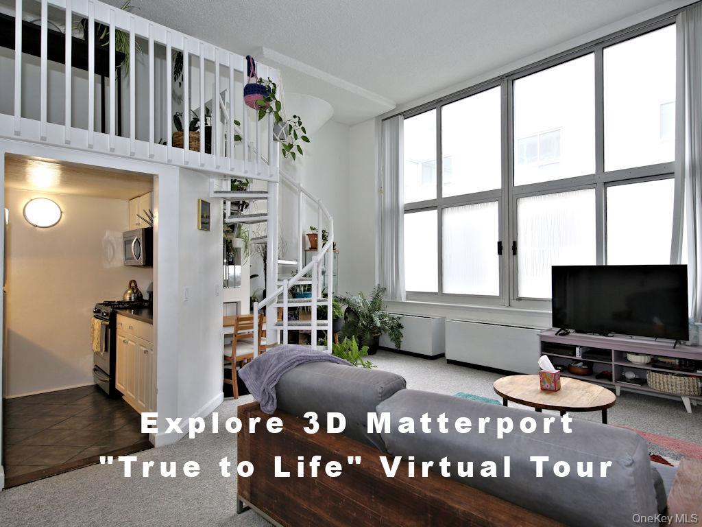 This Loft style unit in Port Chester cleverly maximizes its compact fo...