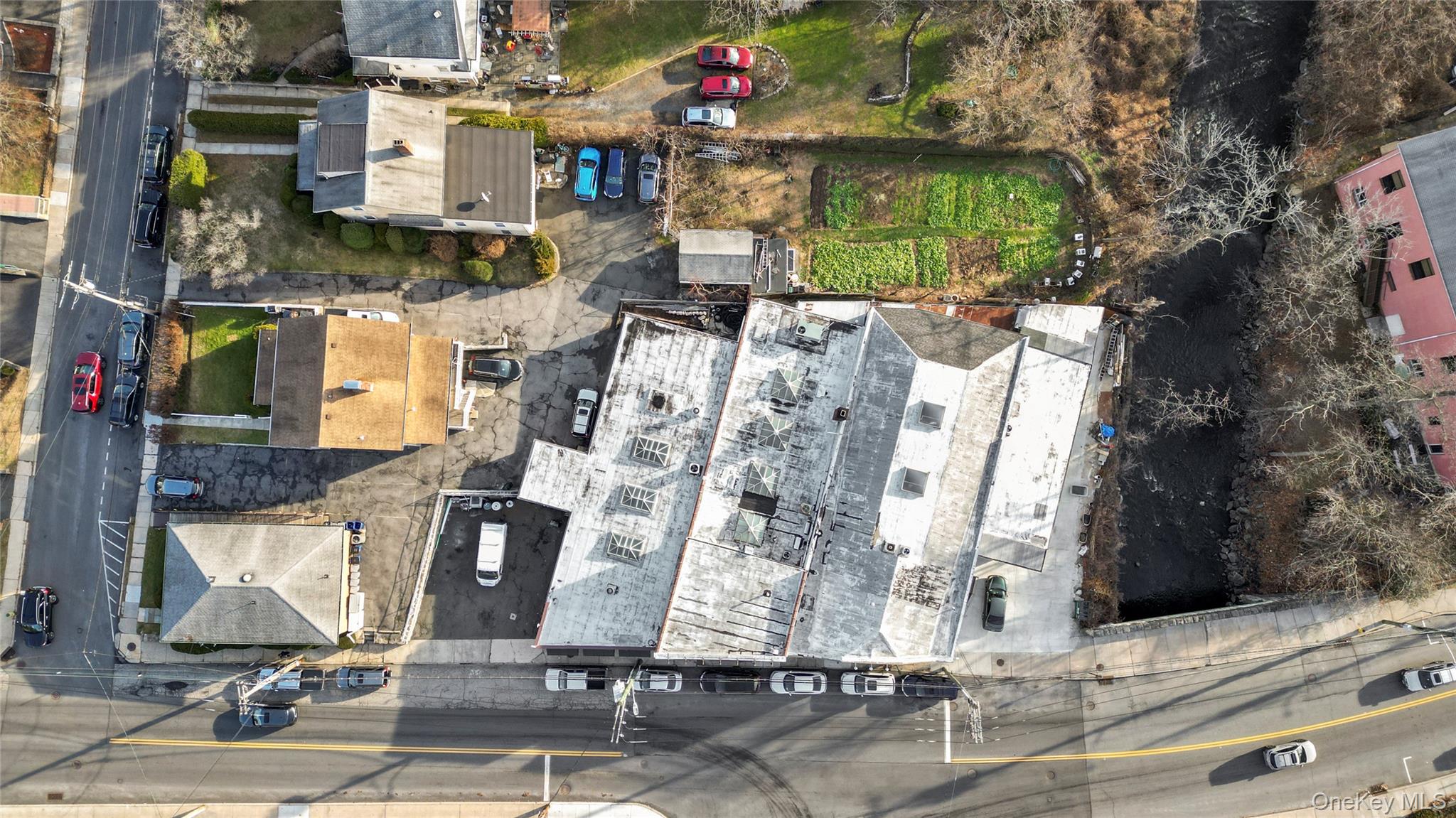 Assemblage directly across from the Mamaroneck Metro-North Train Stati...