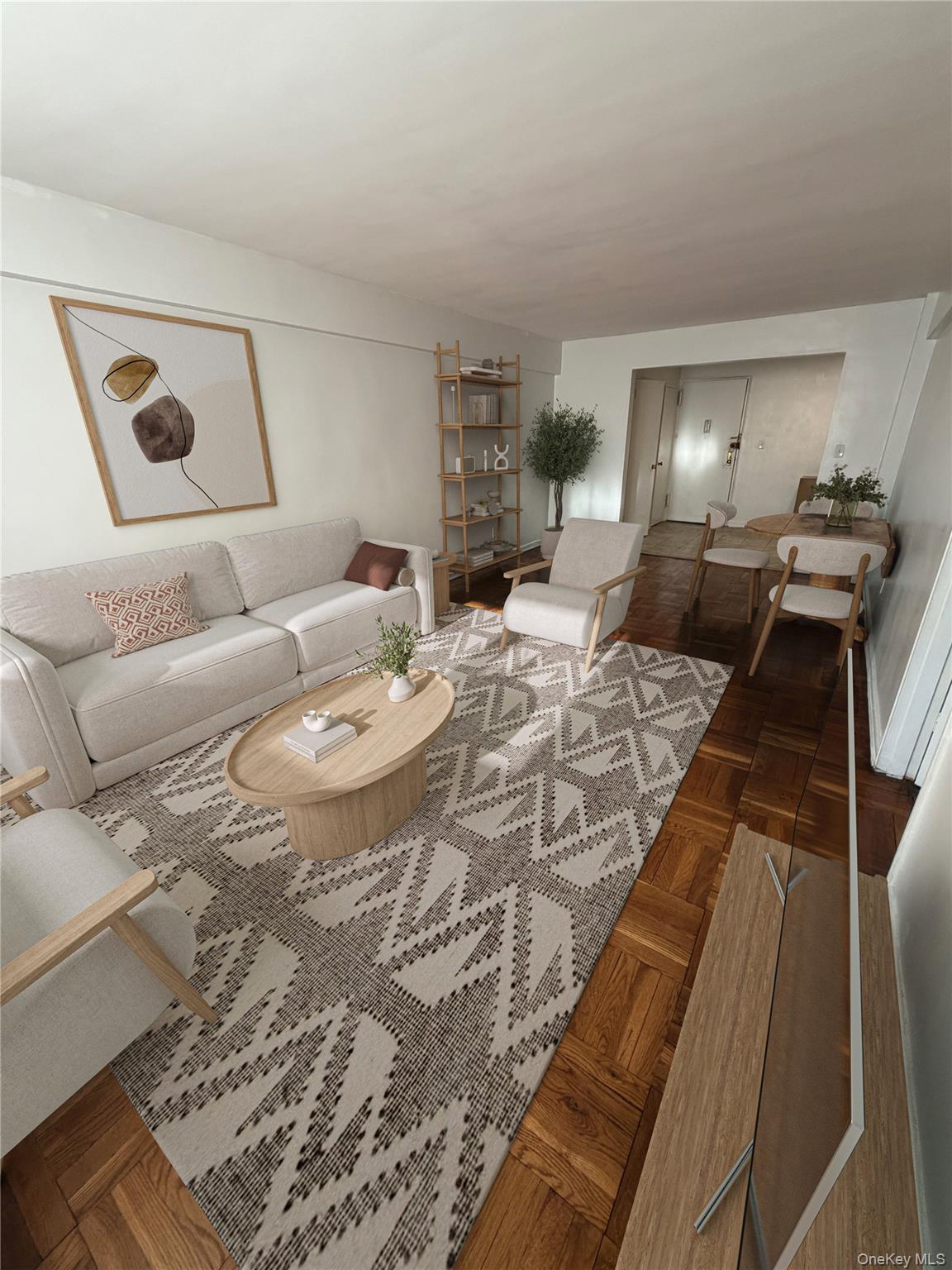 Welcome to this freshly painted, spacious Jr-4 residence in vibrant do...