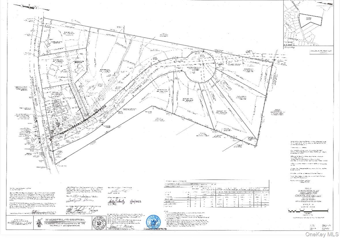 8 approved building lots in the Town Of Ossining.  The sub division ma...