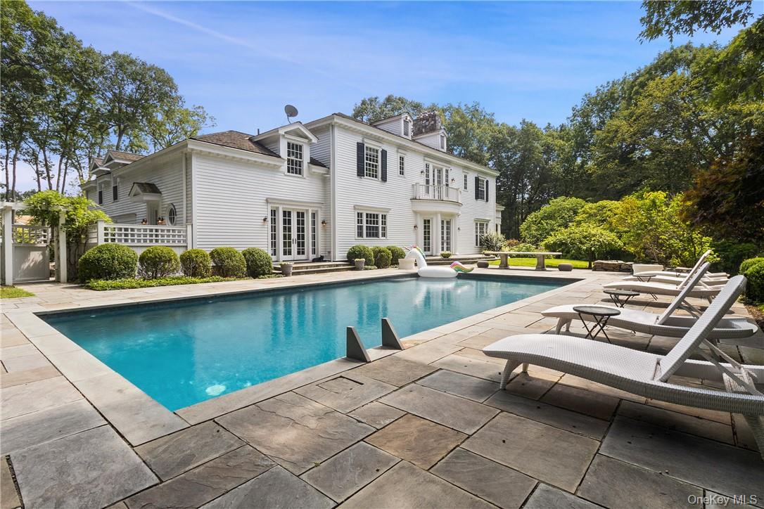 This grand Waccabuc property offers a private summer retreat from Memo...