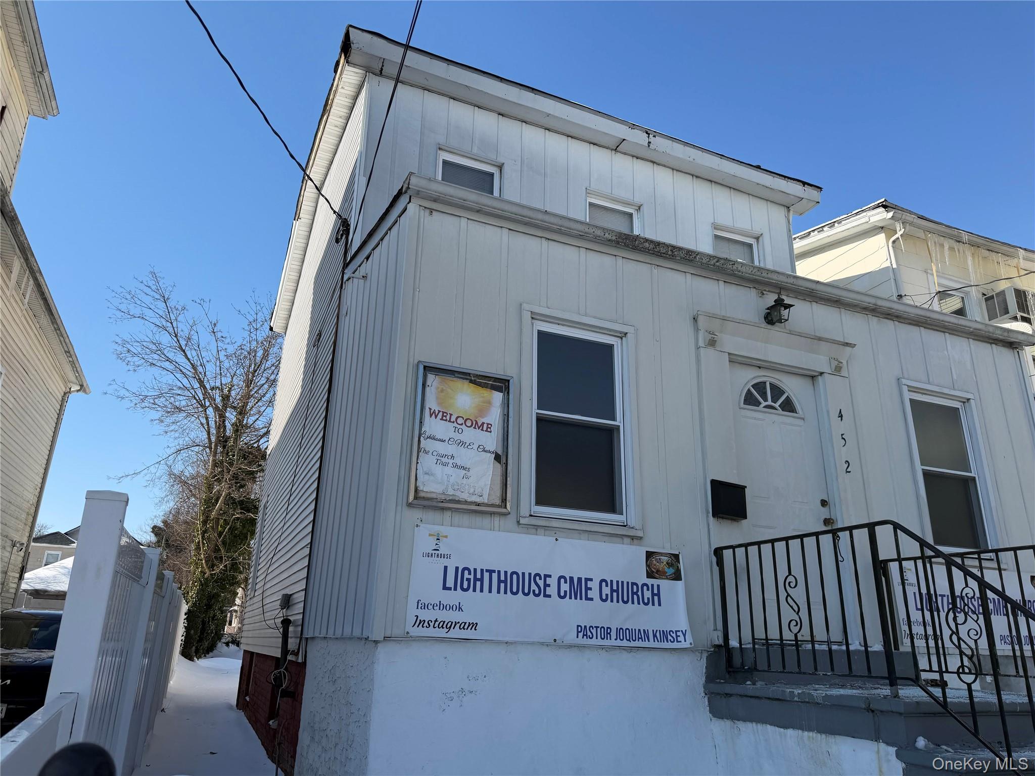 Vacant church property being sold strictly **AS-IS** on the South side...