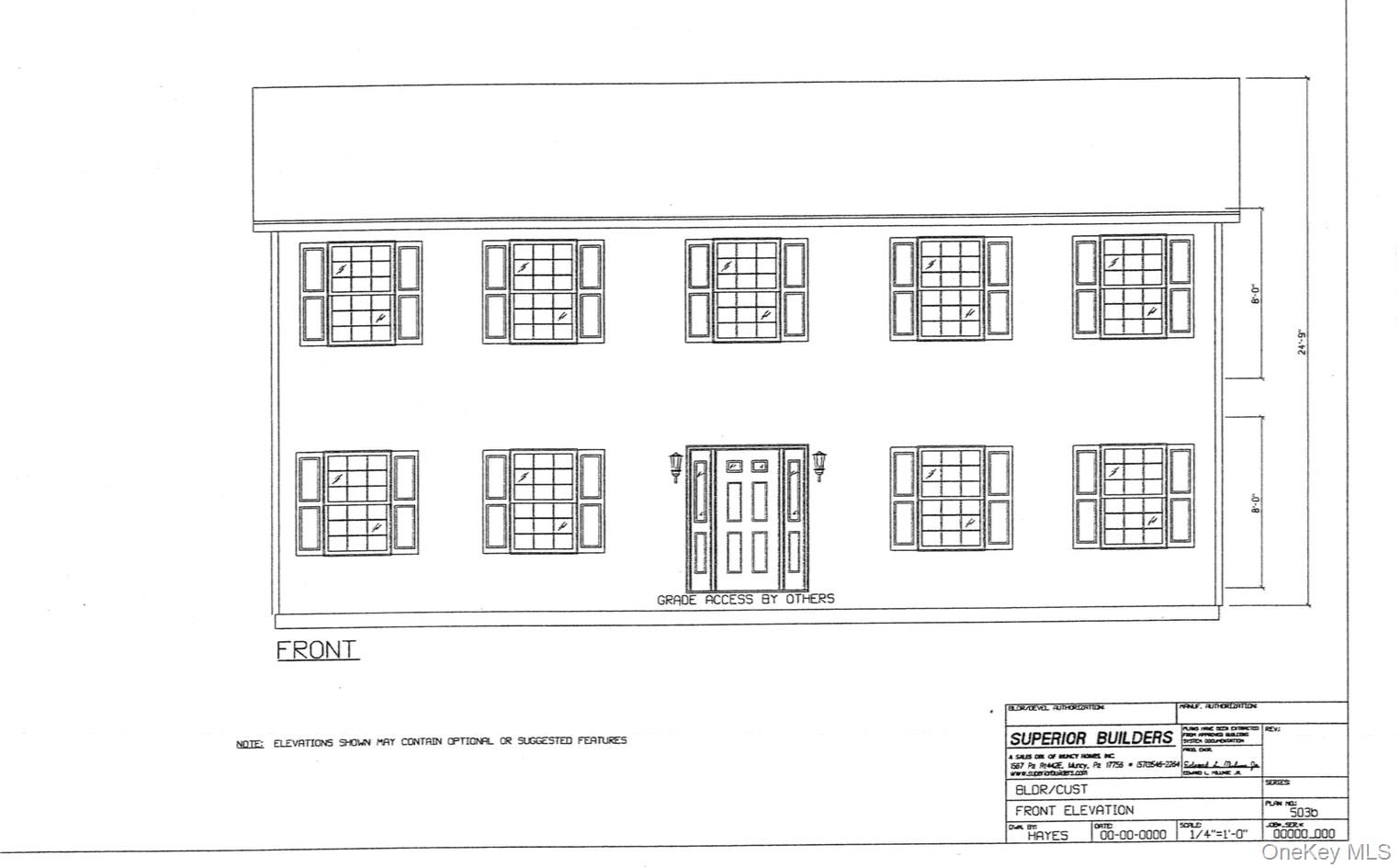 Approved plans for a large single family home! Vacant land opportunity...