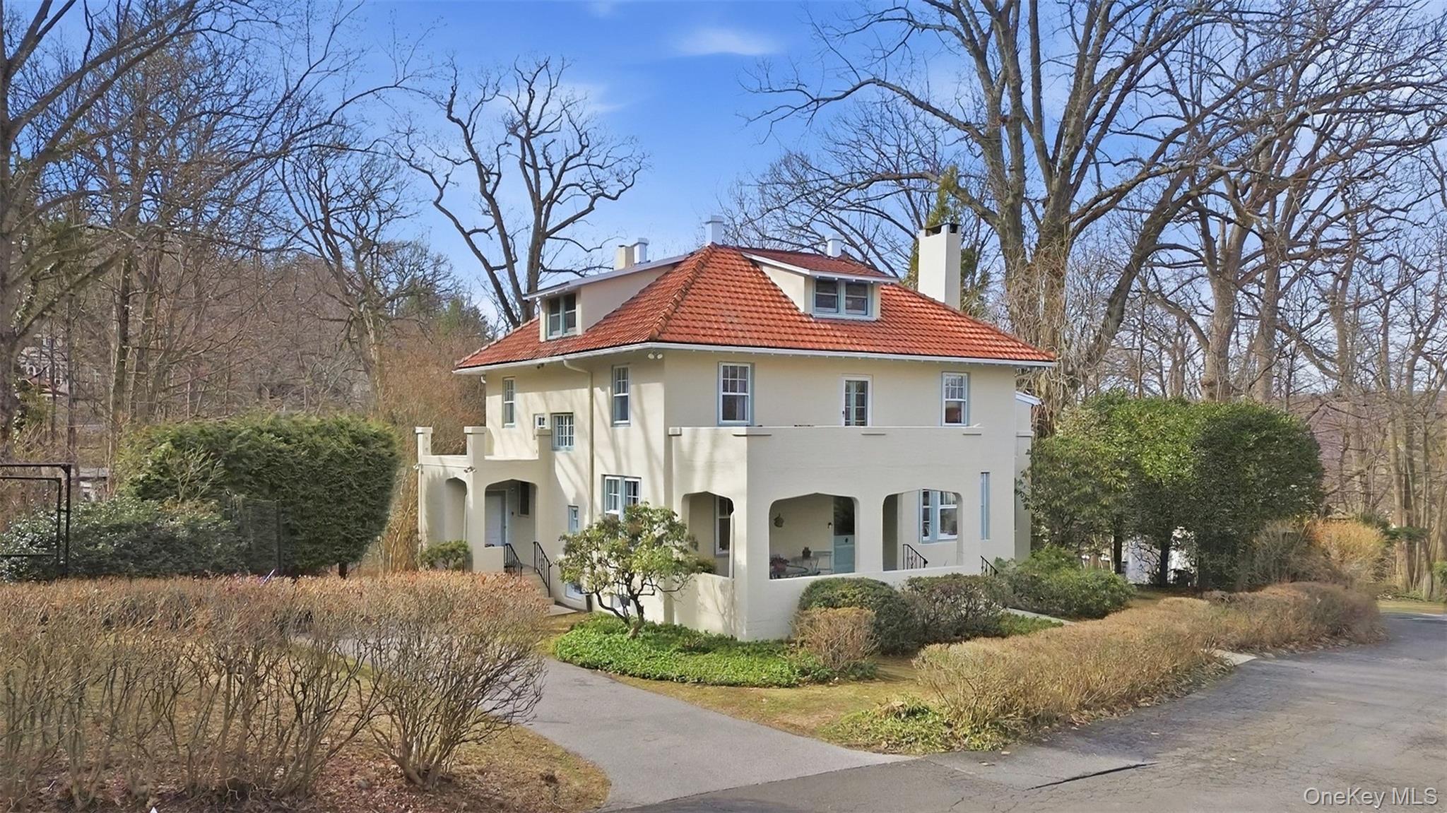 Tucked away on a scenic cul-de-sac in Dobbs Ferry’s desirable Rivervie...