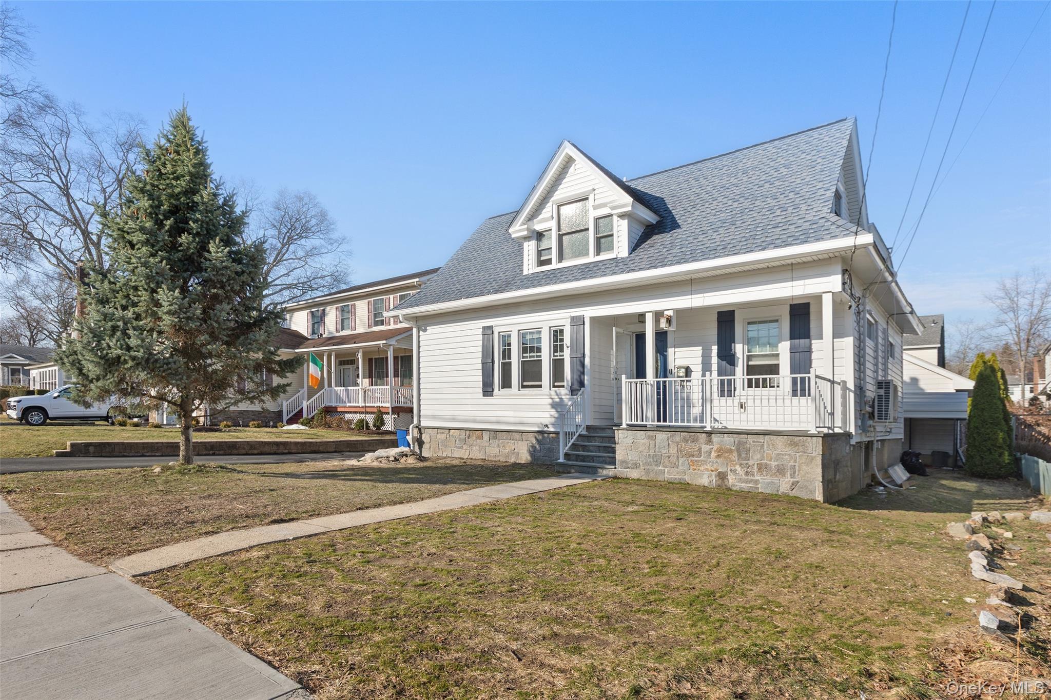 Extensively renovated Colonial in White Plains with 4 bedrooms, den/of...