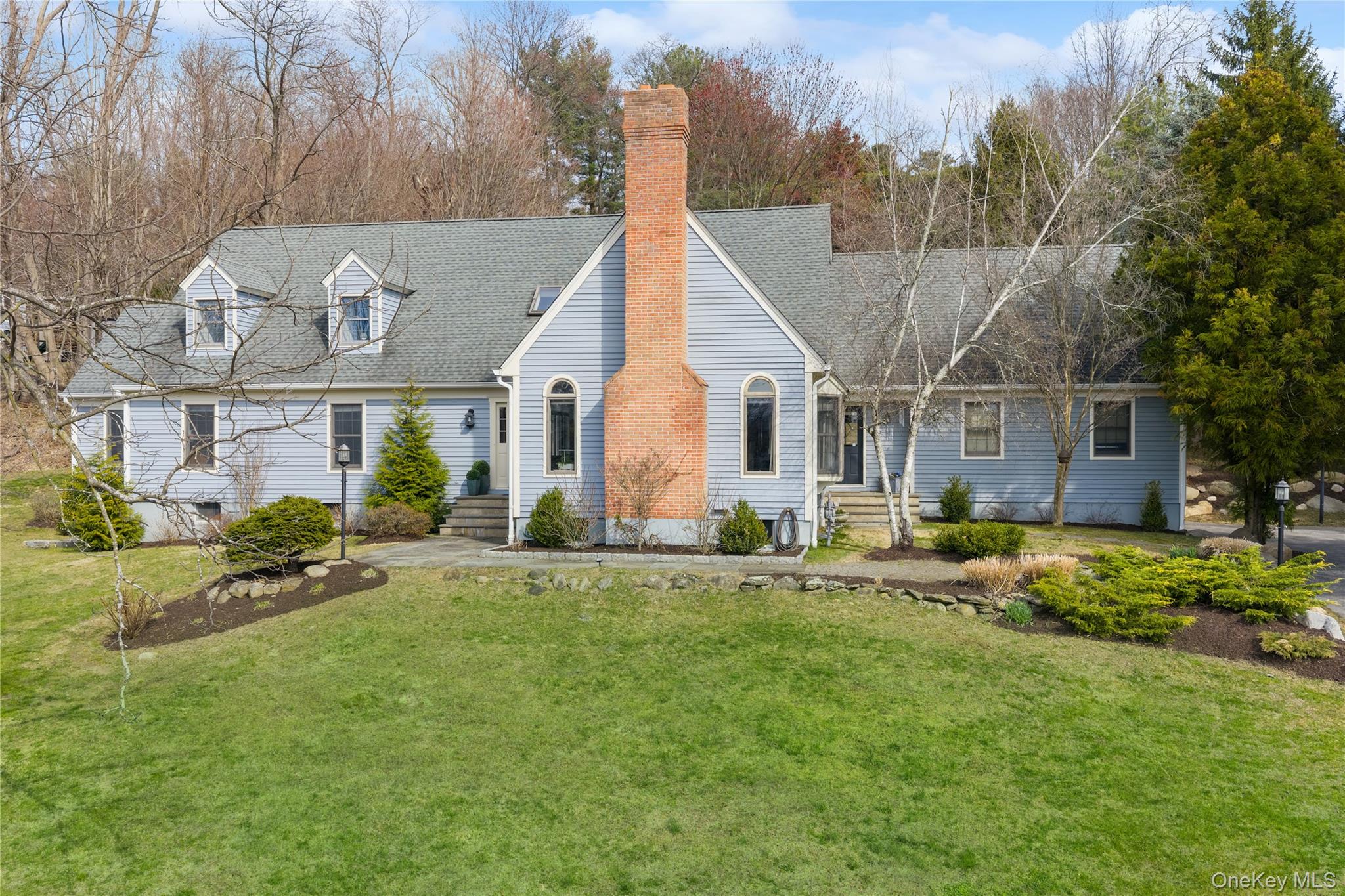 Bucolic Privacy on 1.14 Acres, this spacious 5-bedroom Cape/Colonial s...