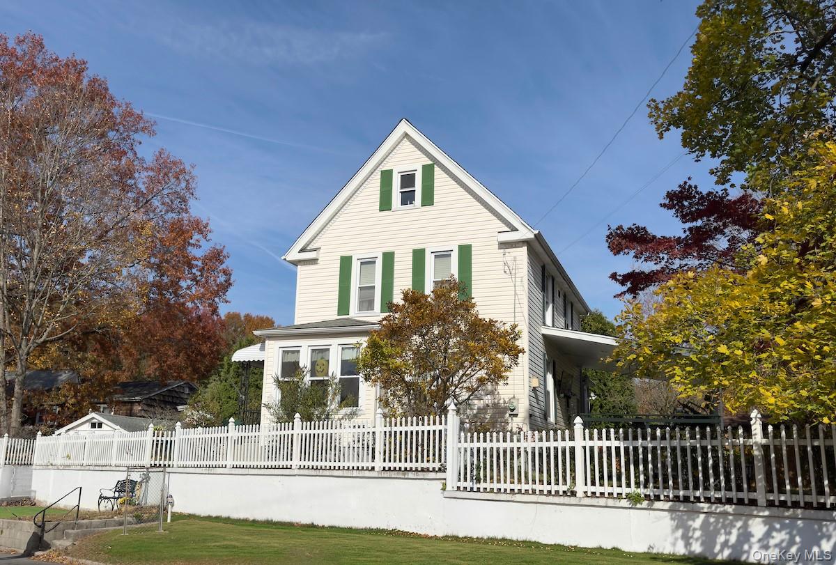 This handsome and renovated Colonial home in Dobbs Ferry, located with...