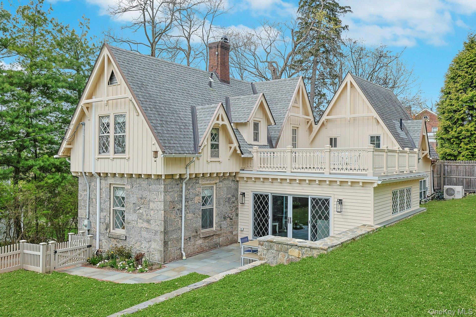Storybook stone “Gatehouse” on lovely tree-lined lane. Built ca. 1859,...