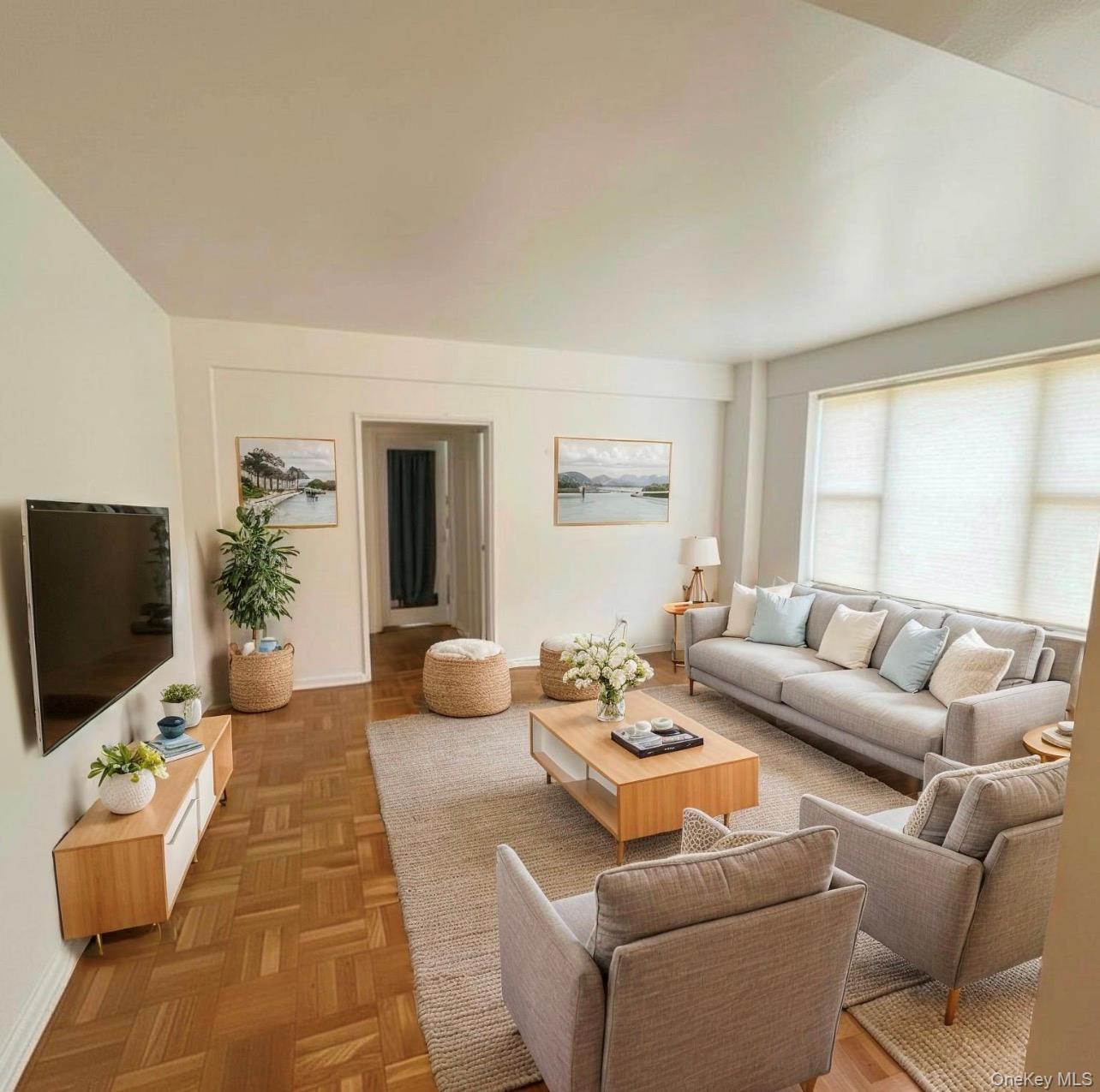 Introducing a spacious and sun-filled one-bedroom, one-bath cooperativ...