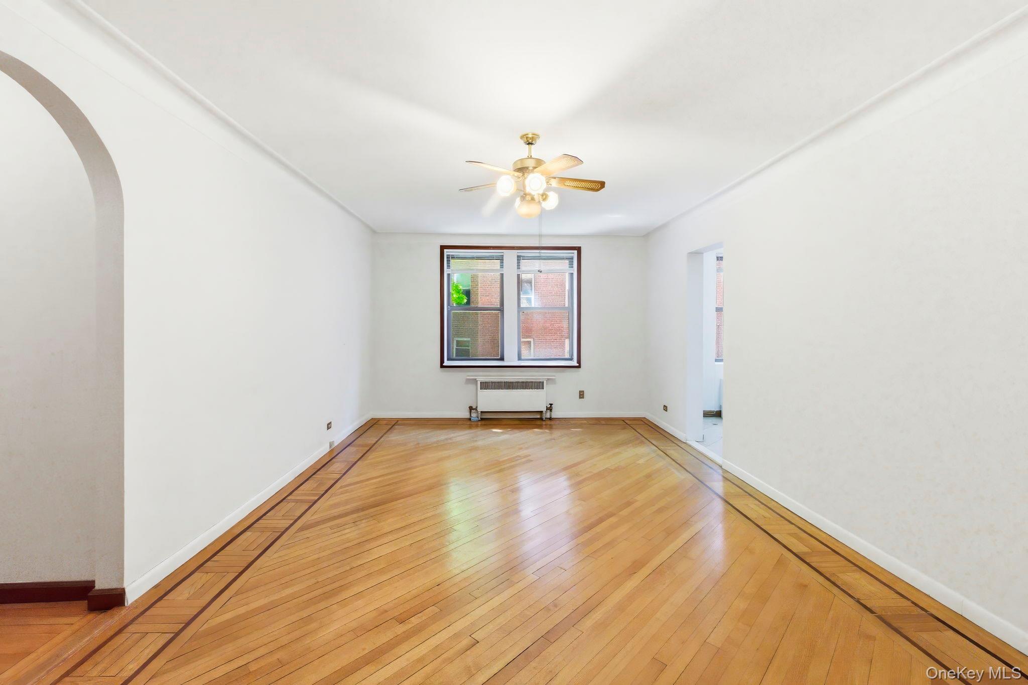 Charming one-bedroom apartment featuring gleaming hardwood floors and...